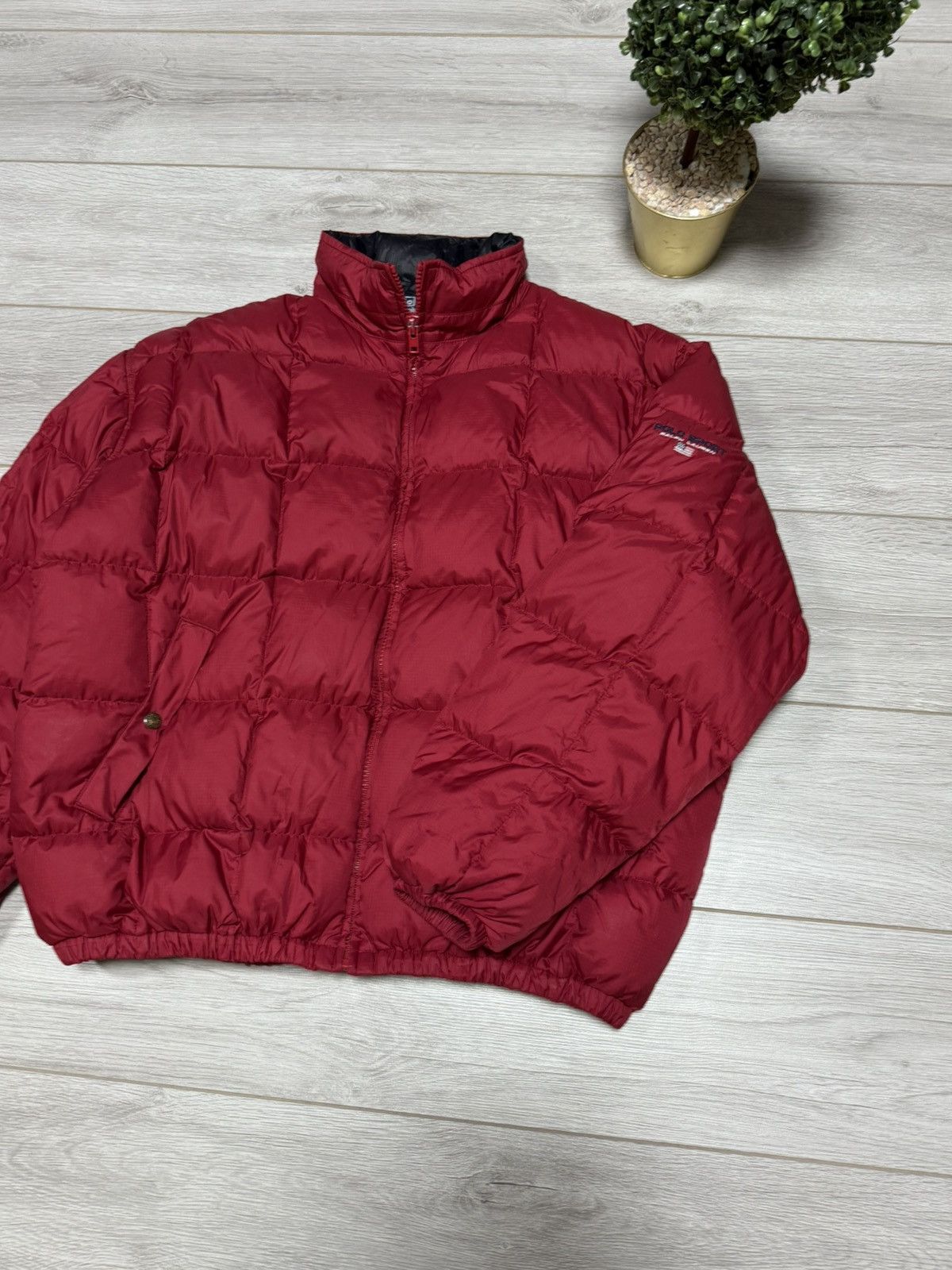 Polo Ralph Lauren POLO Ralph Lauren USA 🇺🇸 flag vintage down puffer jacket Size US XL / EU 56 / 4 - 2 Thumbnail