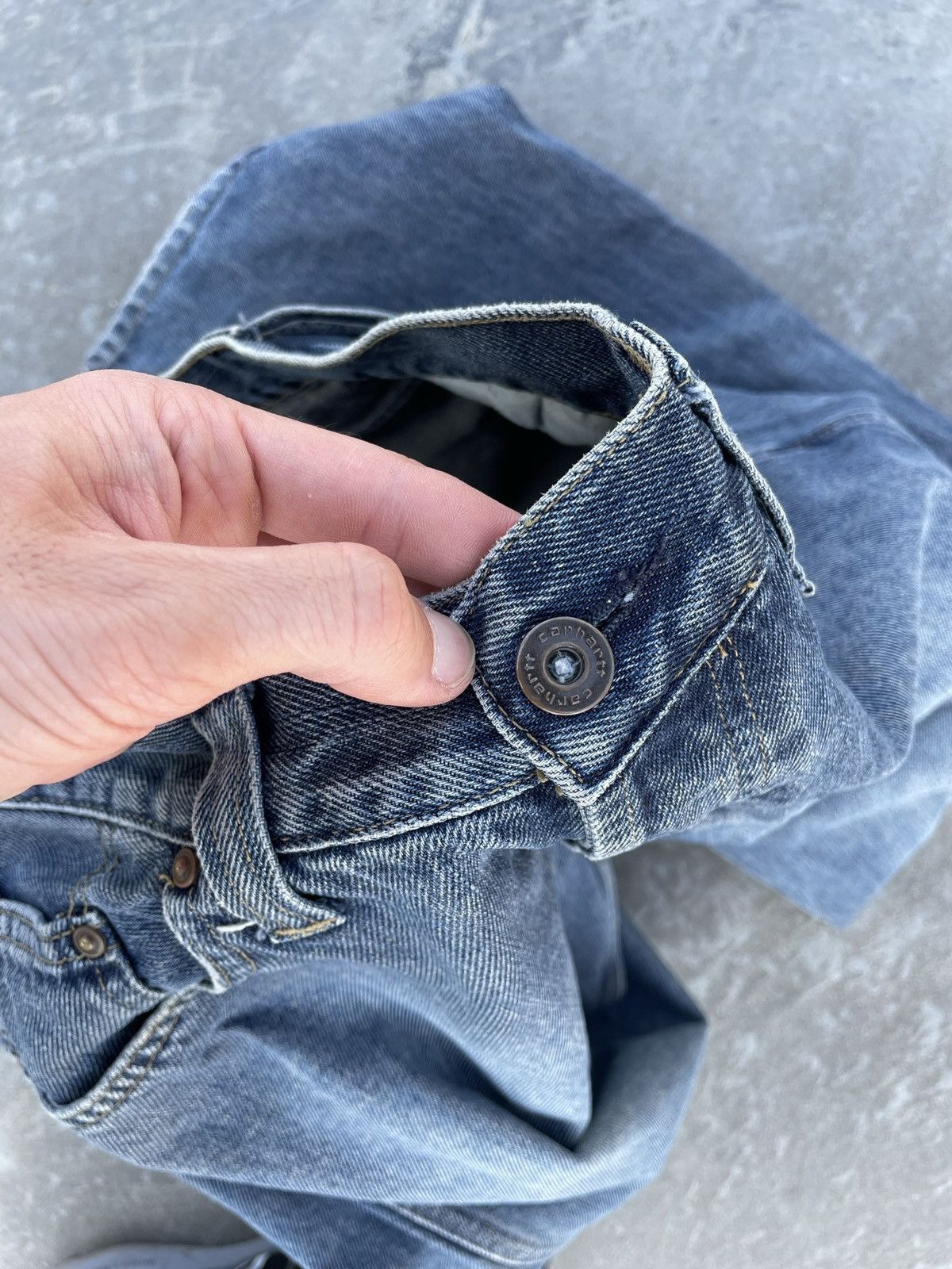 Carhartt Vintage 90s Carhartt Retro Denim Y2k Pants Sk8 Work Jeans Size US 32 / EU 48 - 6 Thumbnail