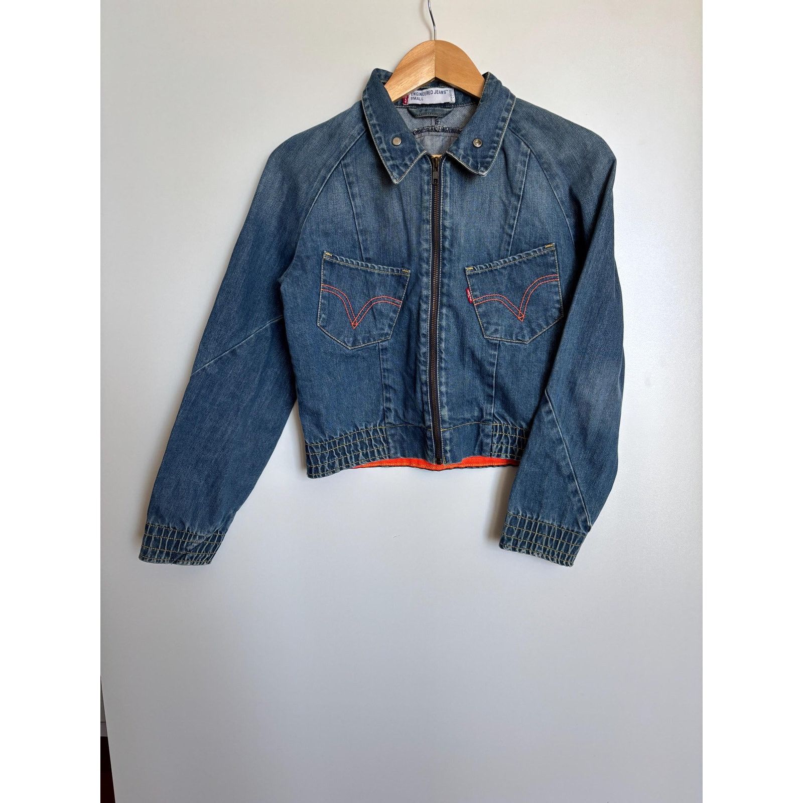 Levi's Levi's Engineered Archive Jacket Red Tab Y2K Cropped Zip S Size US S / EU 44-46 / 1 - 6 Thumbnail