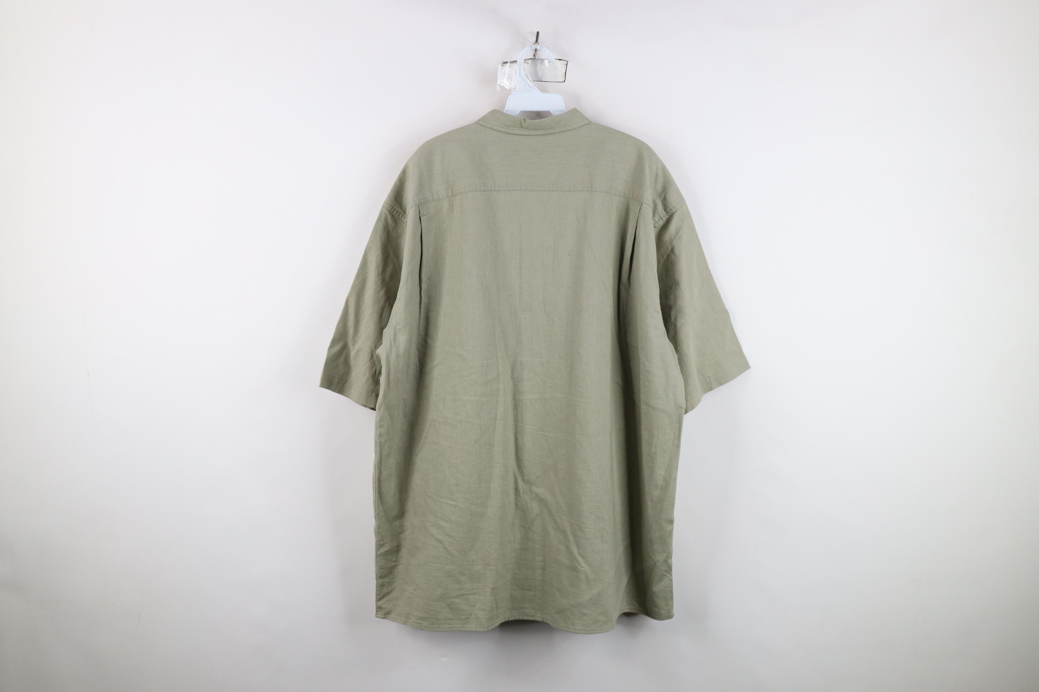 Vintage Vintage 90s Streetwear Blend Baggy Fit Collared Button Shirt Size US XL / EU 56 / 4 - 11 Thumbnail