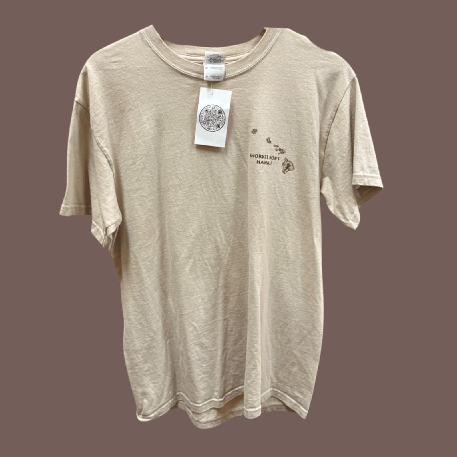 Gildan VTG Graphic Tee | Gildan Snorkel Bob Cream Turtle | Y2K Size US M / EU 48-50 / 2 - 1 Thumbnail