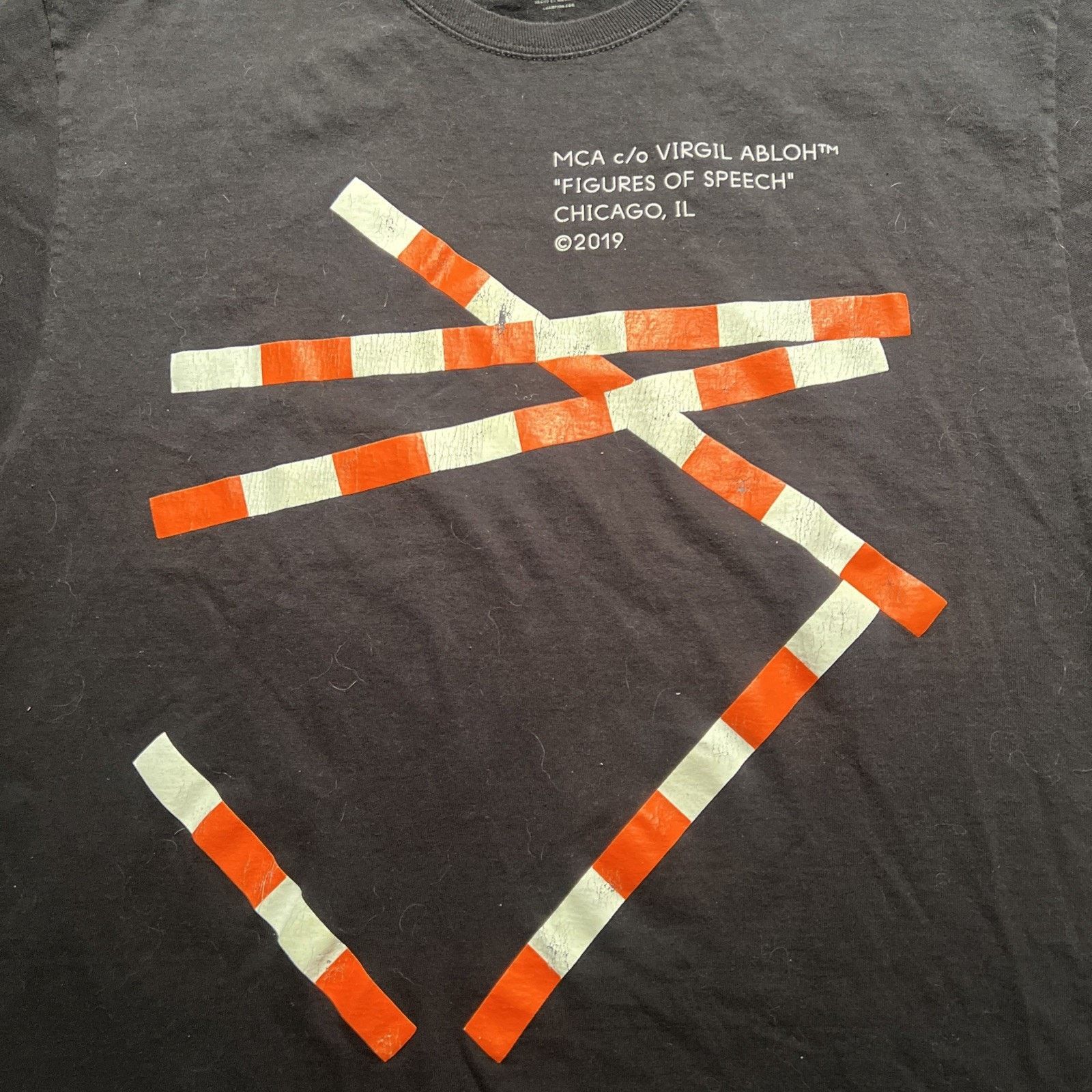 Virgil Abloh Virgil Abloh x MCA Figures of speech tape T Shirt Champion Size US M / EU 48-50 / 2 - 8 Thumbnail