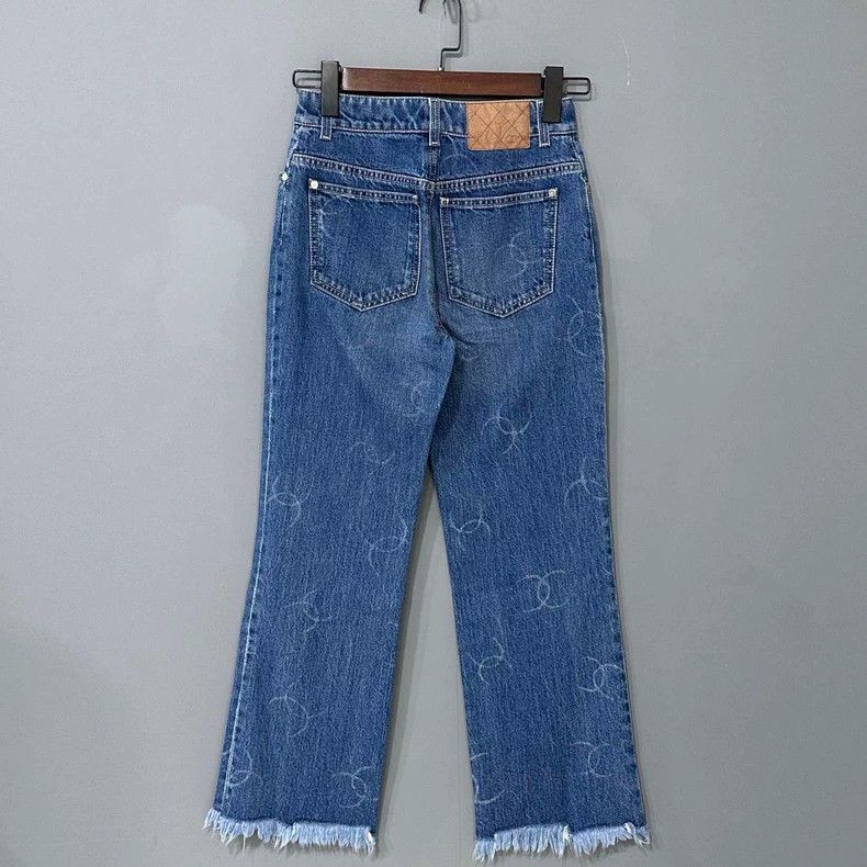 Chanel Chanel Double C full-print jeans Size 42" / US 20 - 3 Thumbnail
