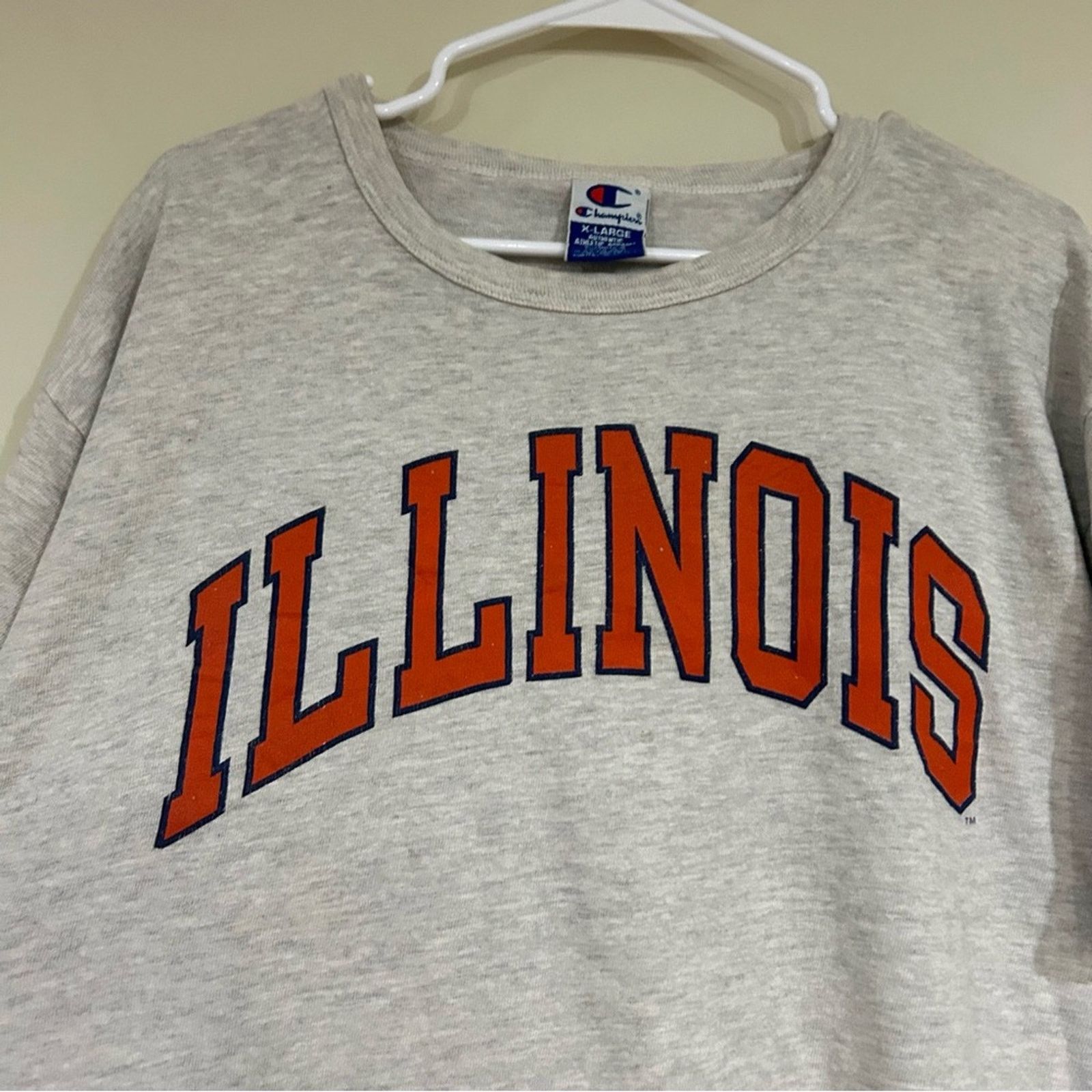 Champion Vintage Champion Illinois Fighting Illini Shirt Size US XL / EU 56 / 4 - 2 Thumbnail