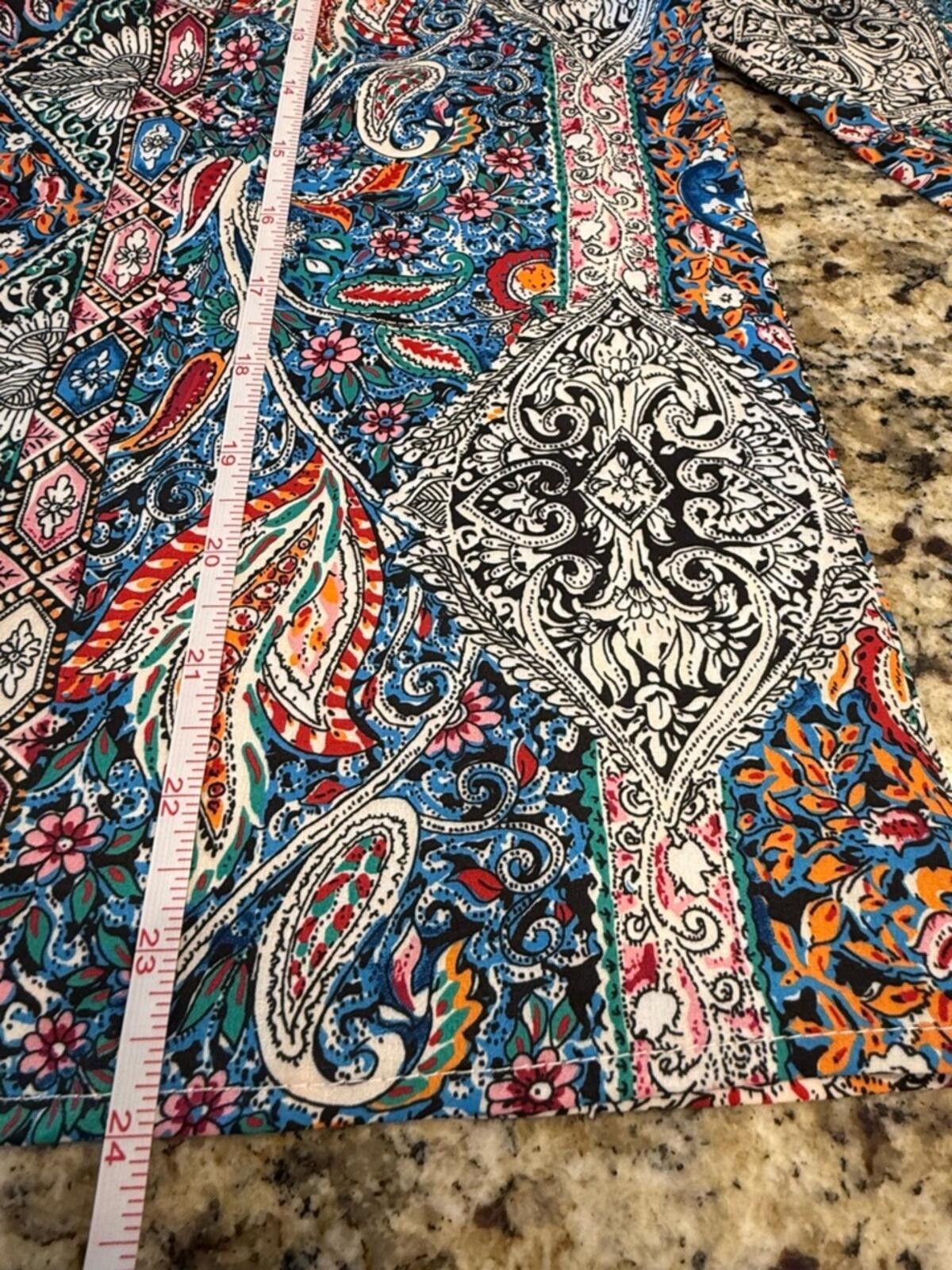Other Floral paisley top colorful ruffled long sleeve SZ SM Size S / US 4 / IT 40 - 9 Thumbnail
