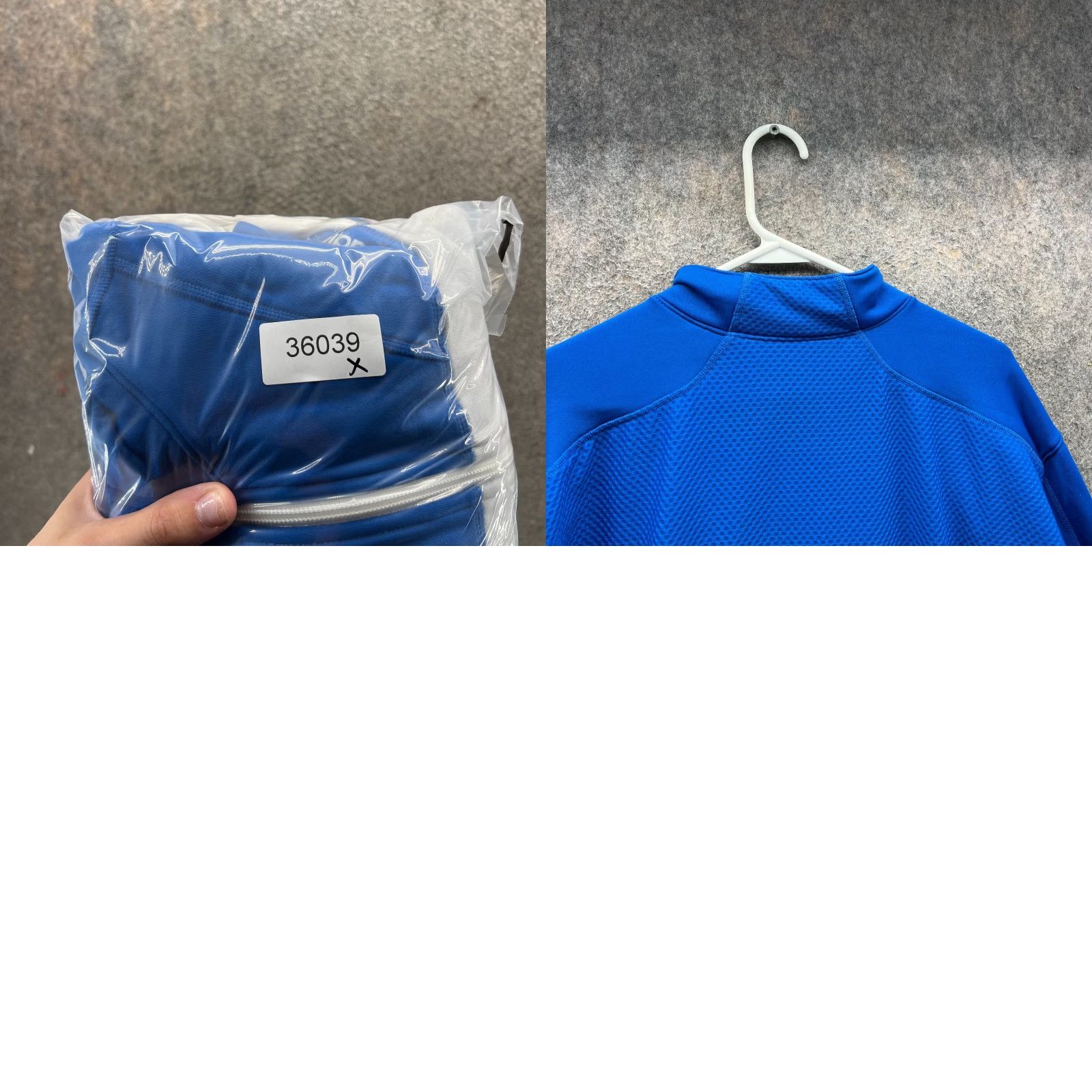 Adidas Adidas Track Jacket Mens 2XL Blue Gray Full Zip Three Stripe Logo Trefoil USA Size US XXL / EU 58 / 5 - 9 Thumbnail