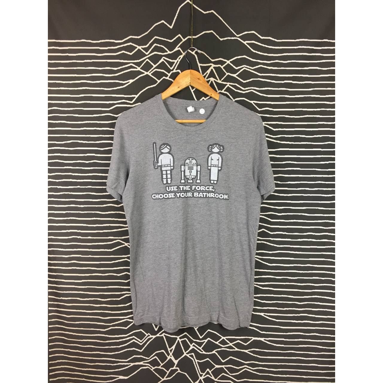 Other Capital Factory Use The Force Choose Your Bathroom Funny Tee Size US M / EU 48-50 / 2 - 2 Thumbnail