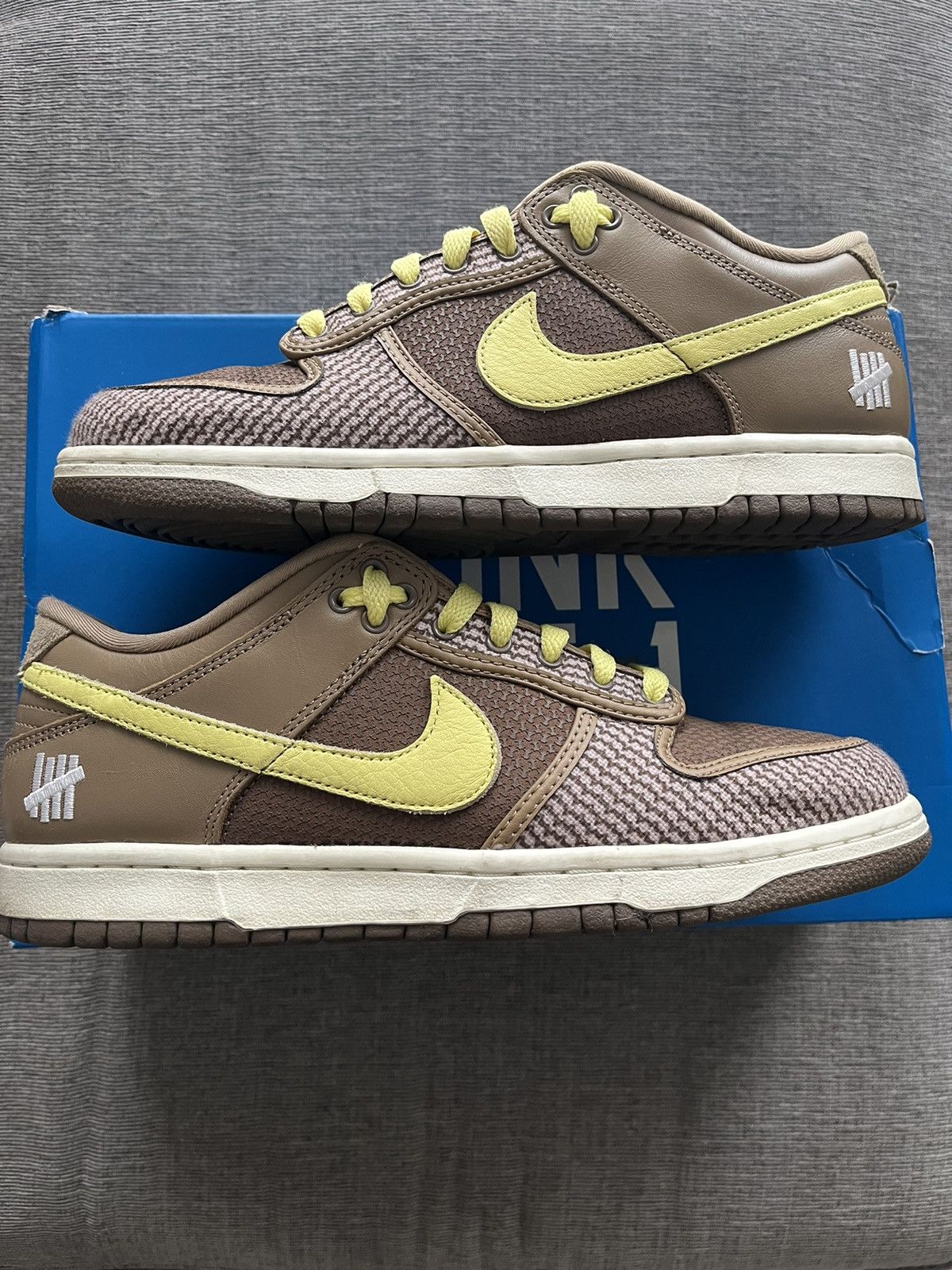 Nike Nike x Undefeated Dunk Low SP Canteen/Yellow OG All Used 8.5 Grailed