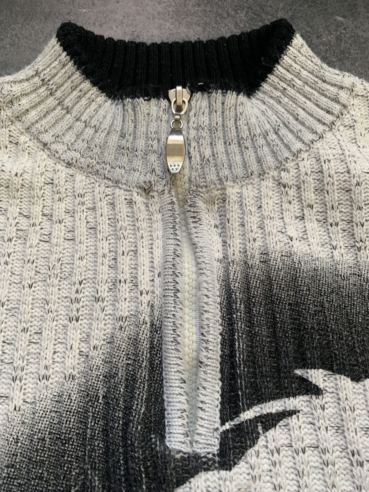 Japanese Brand × Vintage Vintage 90s Japanese Dragon Abstract Sweater Streetwear Y2K Size US L / EU 52-54 / 3 - 5 Thumbnail