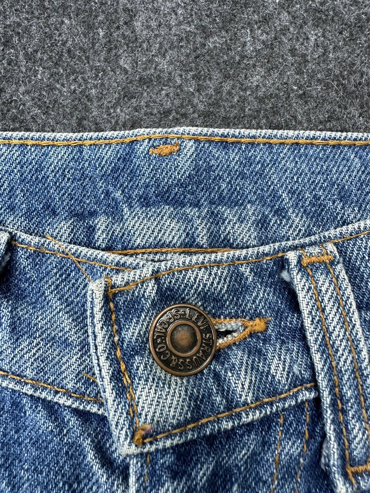 Levi's Levis 505 Vintage Usa Distressed Faded Denim D37 Size US 28 / EU 44 - 11 Thumbnail