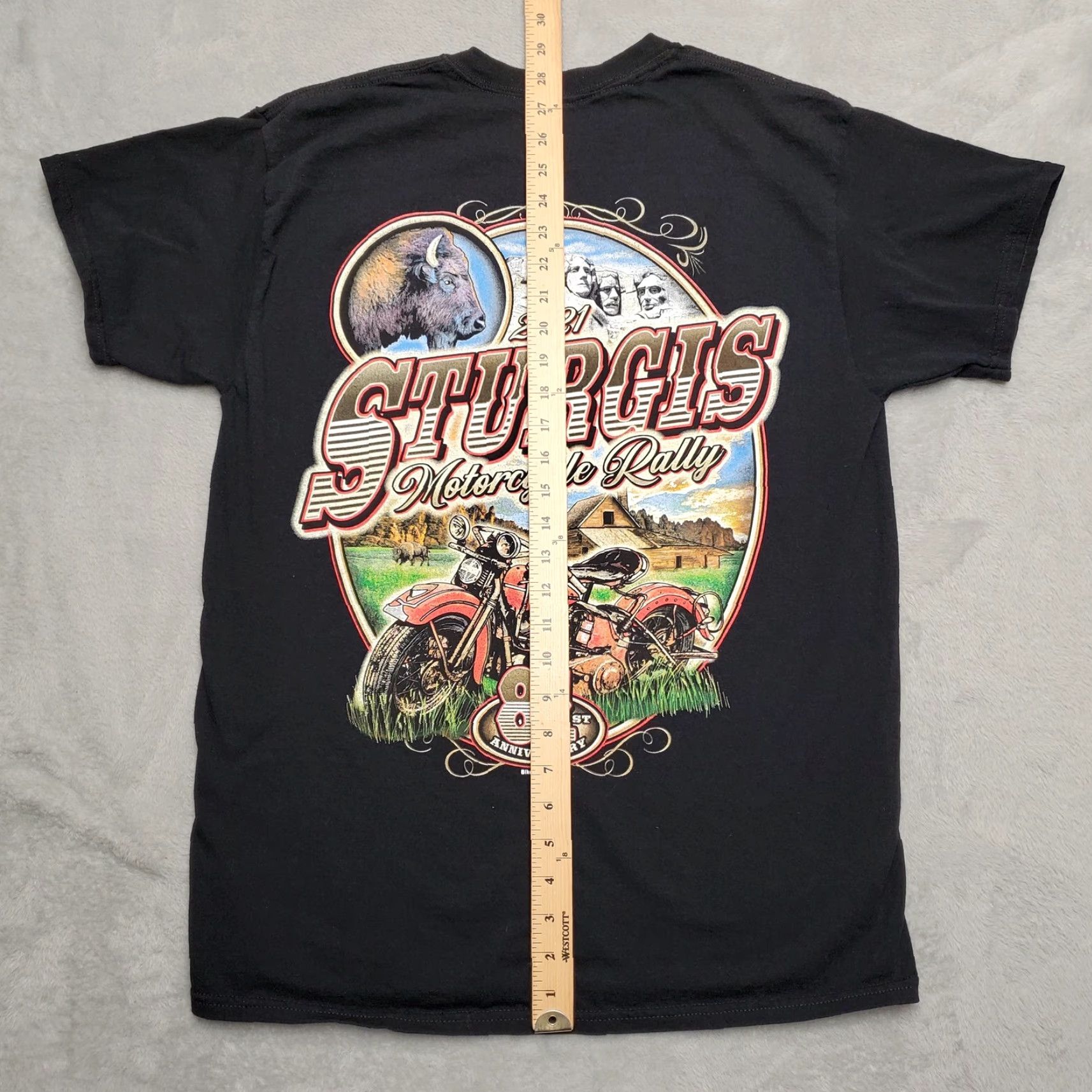 Vintage Sturgis Motorcycle Rally Shirt Mens Small Black Biker Crewneck Casual 2021 TEE Size US S / EU 44-46 / 1 - 6 Thumbnail