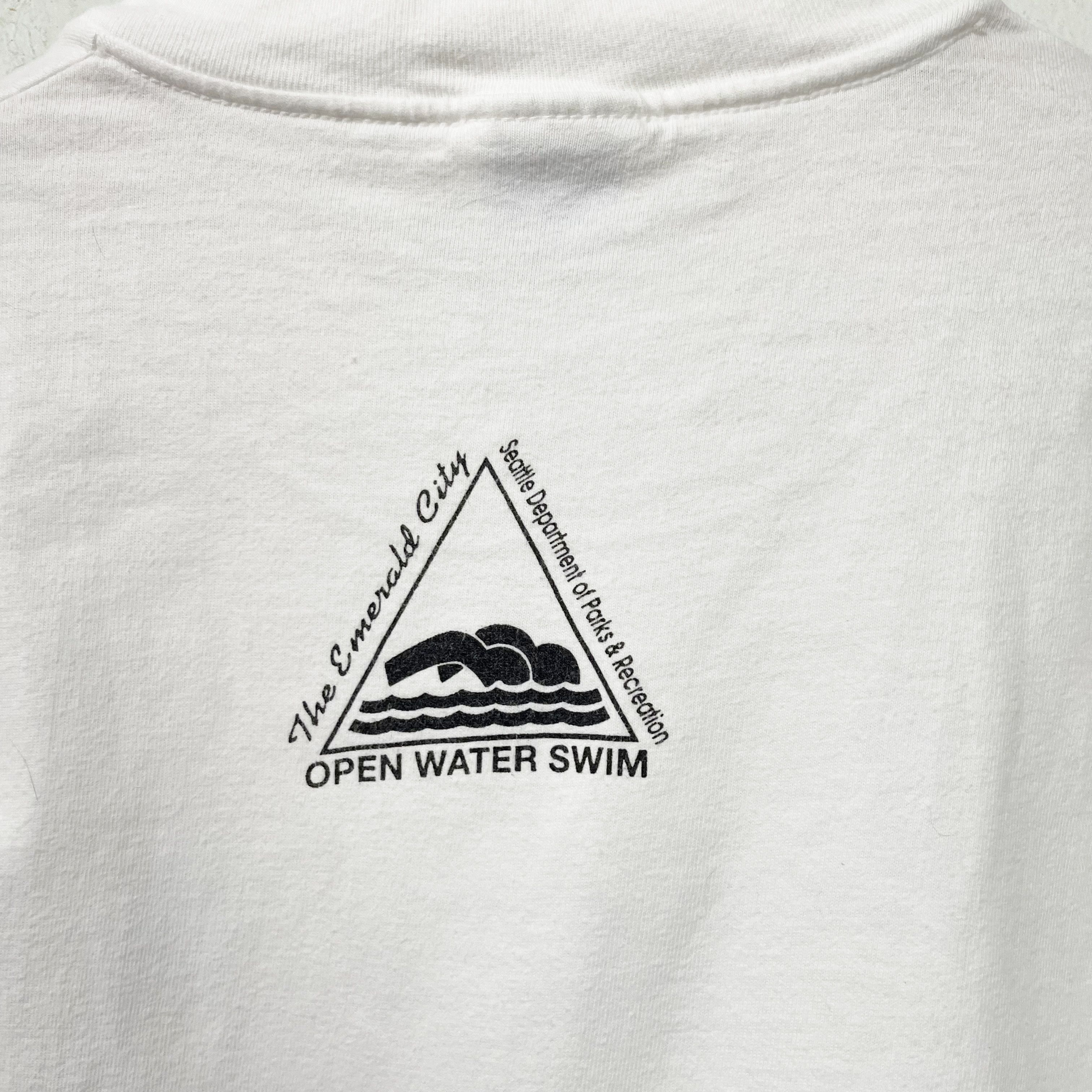 Vintage Vintage 90s Swim With The Fish T-Shirt Size US L / EU 52-54 / 3 - 4 Thumbnail