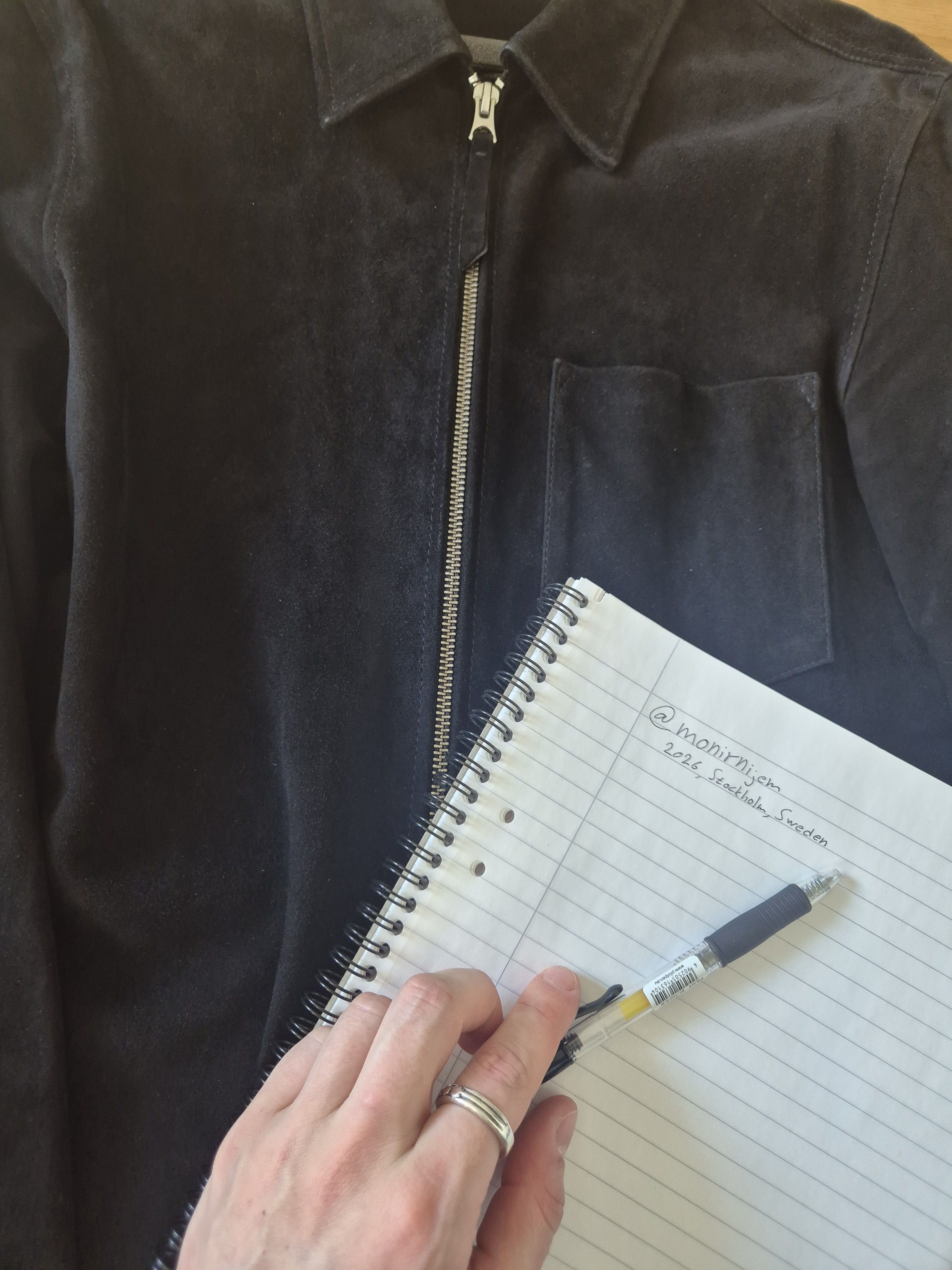 Our Legacy Suede Zip Shirt Size US M / EU 48-50 / 2 - 8 Thumbnail