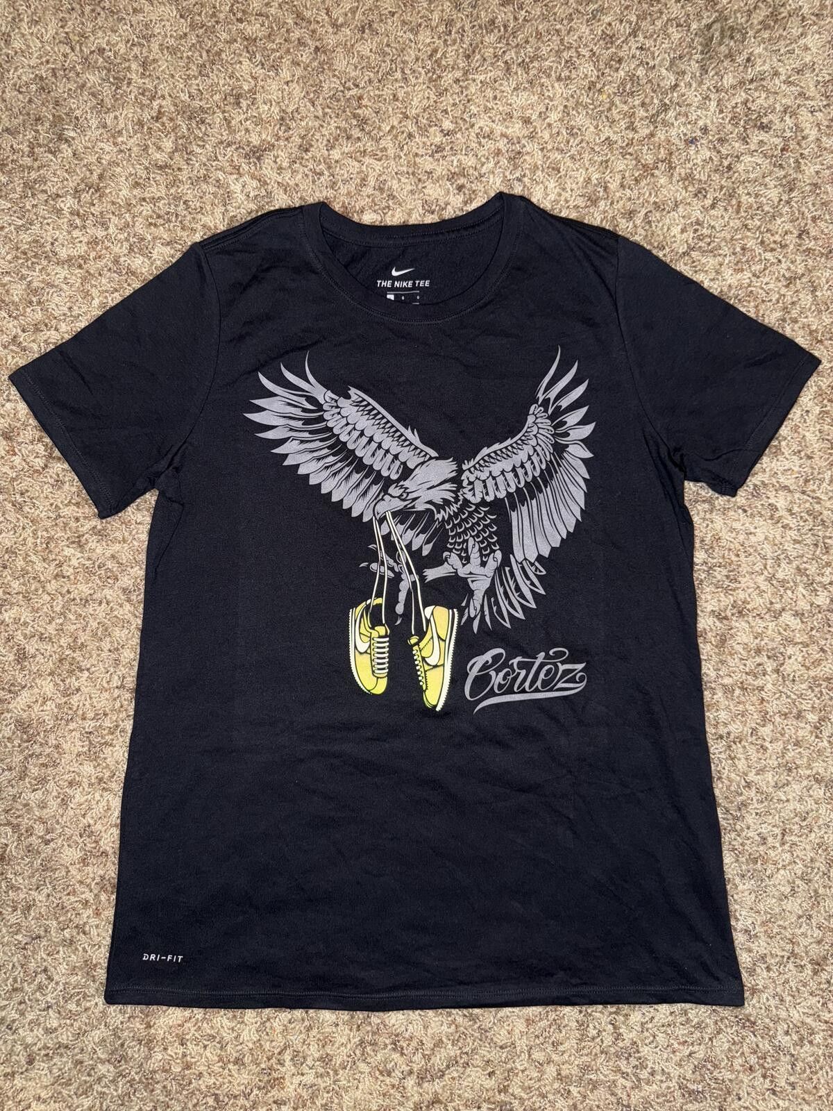 Nike Nike Women’s Eagle Cortez Black T-Shirt Size L / US 10 / IT 46 - 1 Thumbnail