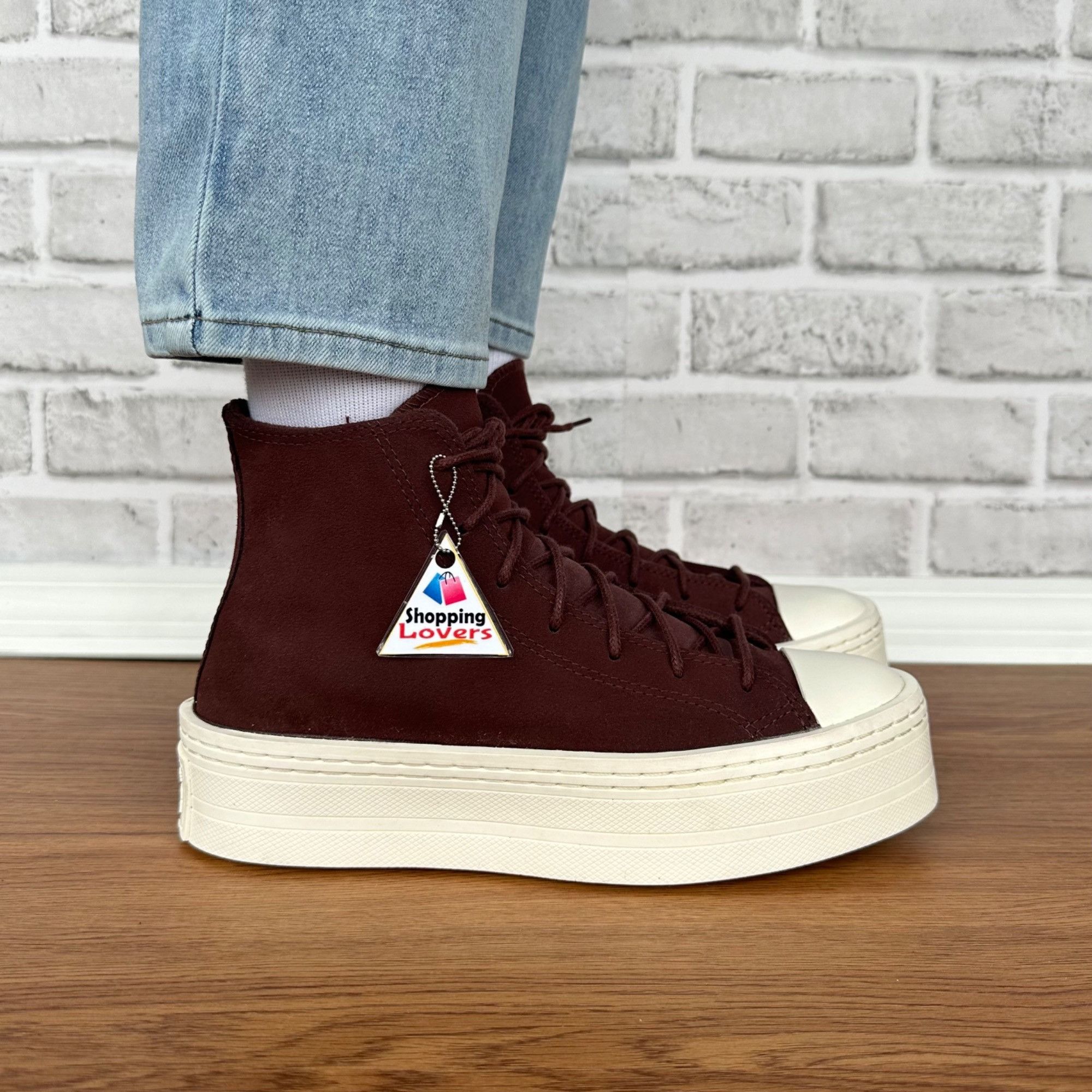 Converse Converse Chuck Taylor Lift Platform Hi Suede Fleece Lining 8 Size US 8.5 / IT 38.5 - 10 Thumbnail