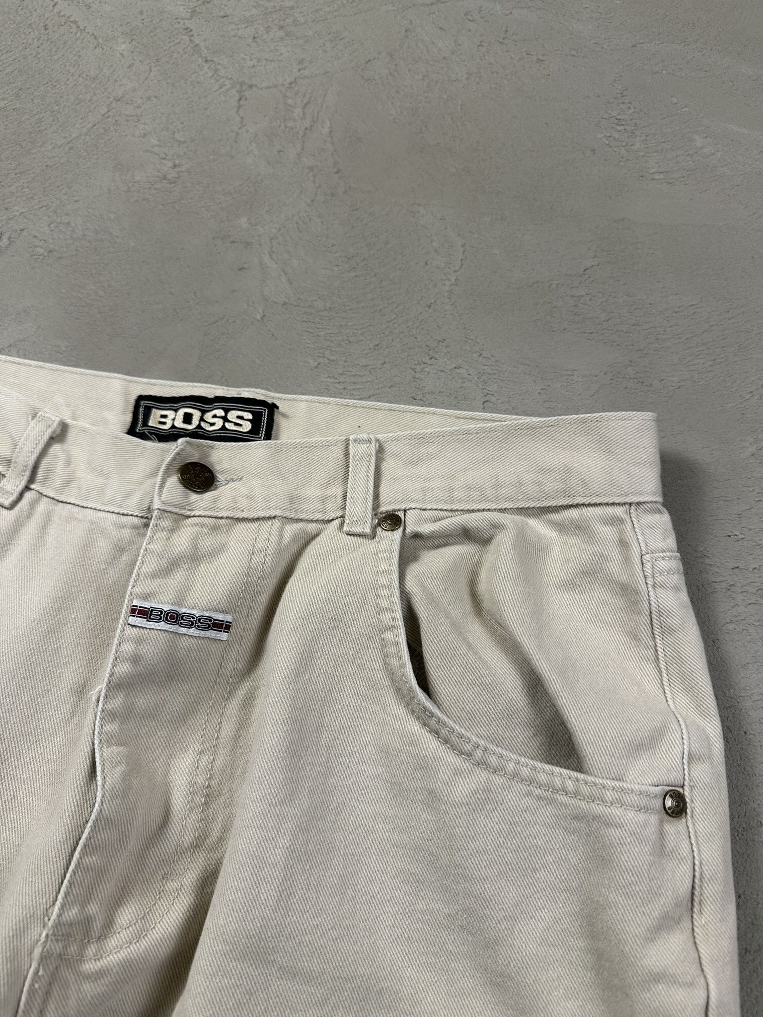 Vintage 90s Vintage BOSS Oversized Hiphop Skate Denim Pants Size US 32 / EU 48 - 5 Thumbnail