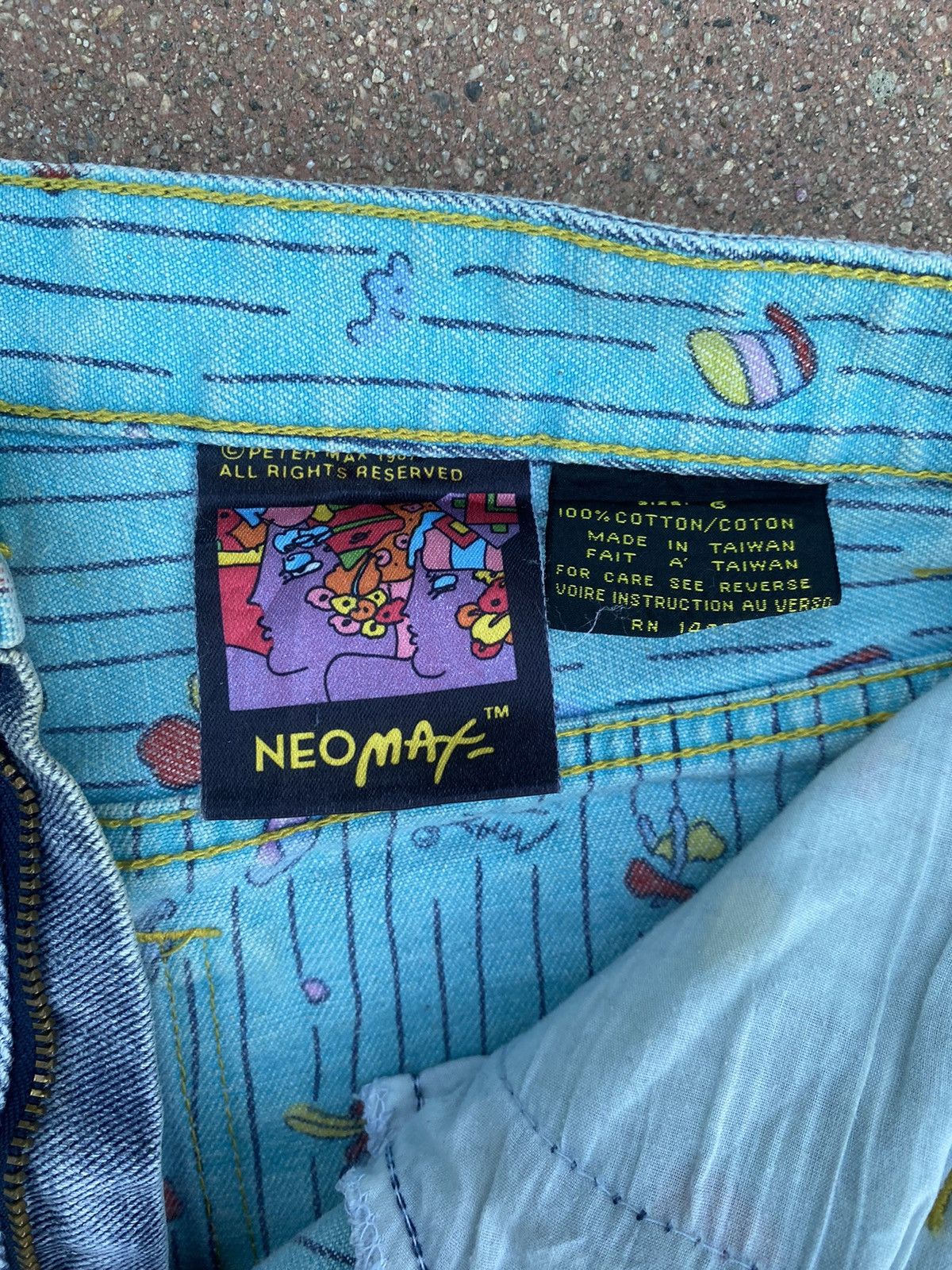 Other VINTAGE Peter Max NeoMax Jeans Size 28" / US 6 / IT 42 - 2 Thumbnail
