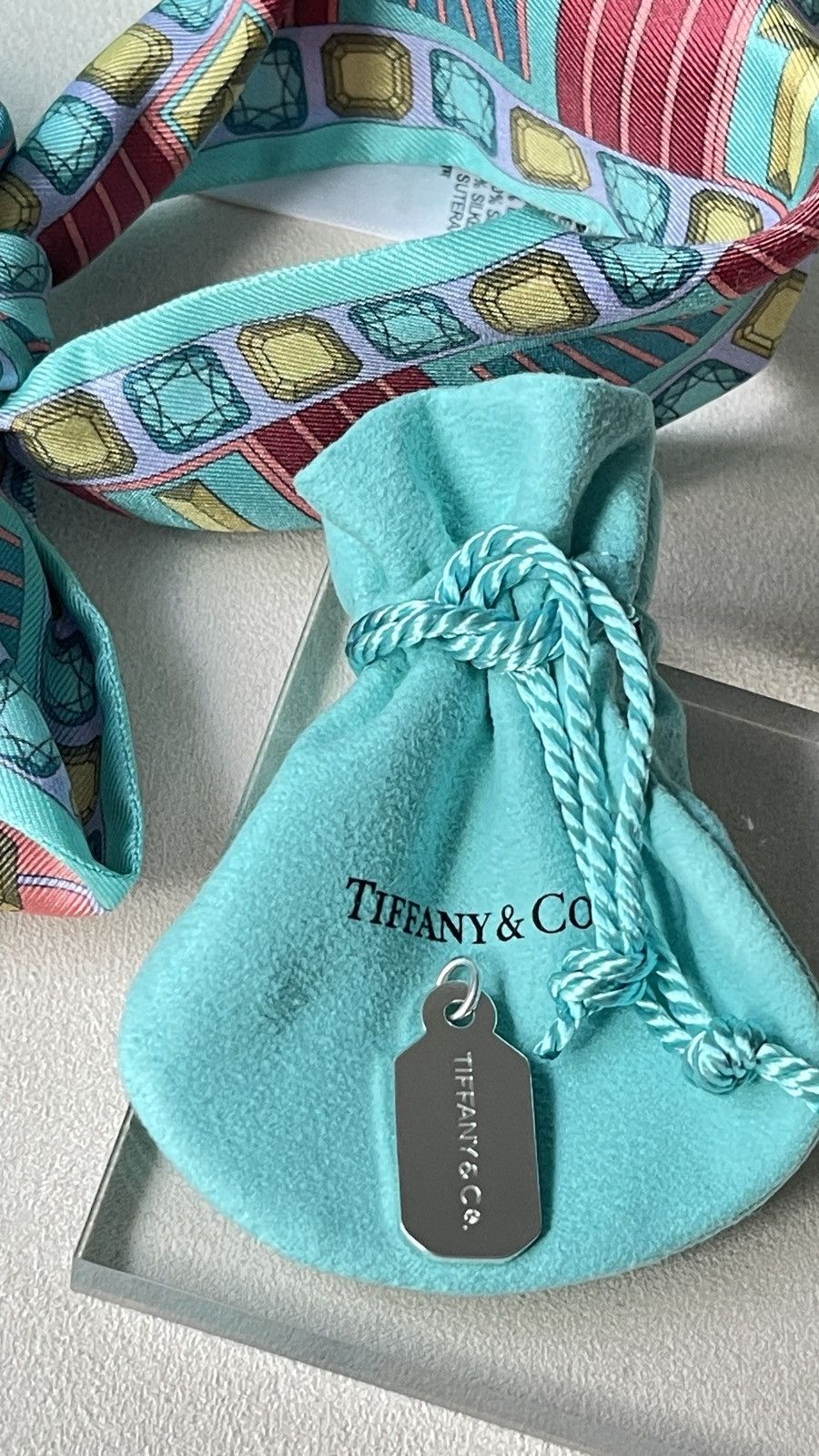 Tiffany & Co. Tiffany & Co. Dog Tag Diamond Charm in Silver NEW Size ONE SIZE - 11 Thumbnail