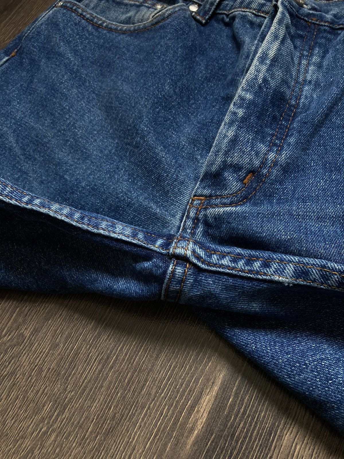 Blue Vintage Straight Jeans Valentino 32 Size 90s Dad Style
