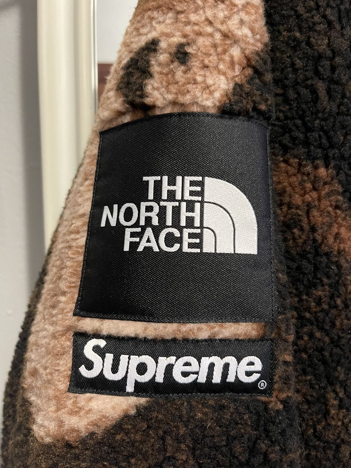 Supreme × The North Face Supreme TNF Bleached Fleece - Brown Size US L / EU 52-54 / 3 - 3 Thumbnail