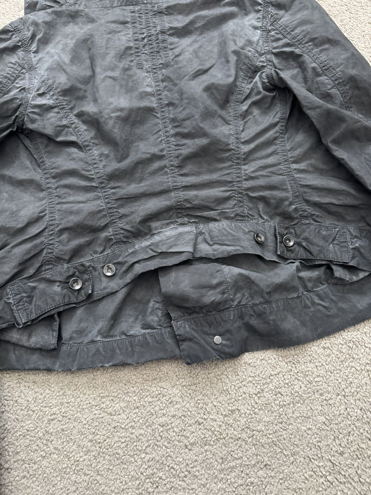 Rick Owens Drkshdw SS09 Rick Owens DRKSHDW "Strutter" High Neck Cropped Jacket Size US S / EU 44-46 / 1 - 12 Thumbnail