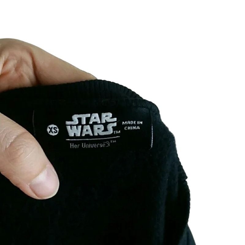 Star Wars Stars Wars Sweater Her Universe XS Black Rule The Galaxy Size XS / US 0-2 / IT 36-38 - 5 Thumbnail
