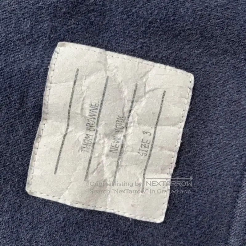 Thom Browne Thom Browne Women's Navy Cotton Shorts . Size 31" - 3 Thumbnail