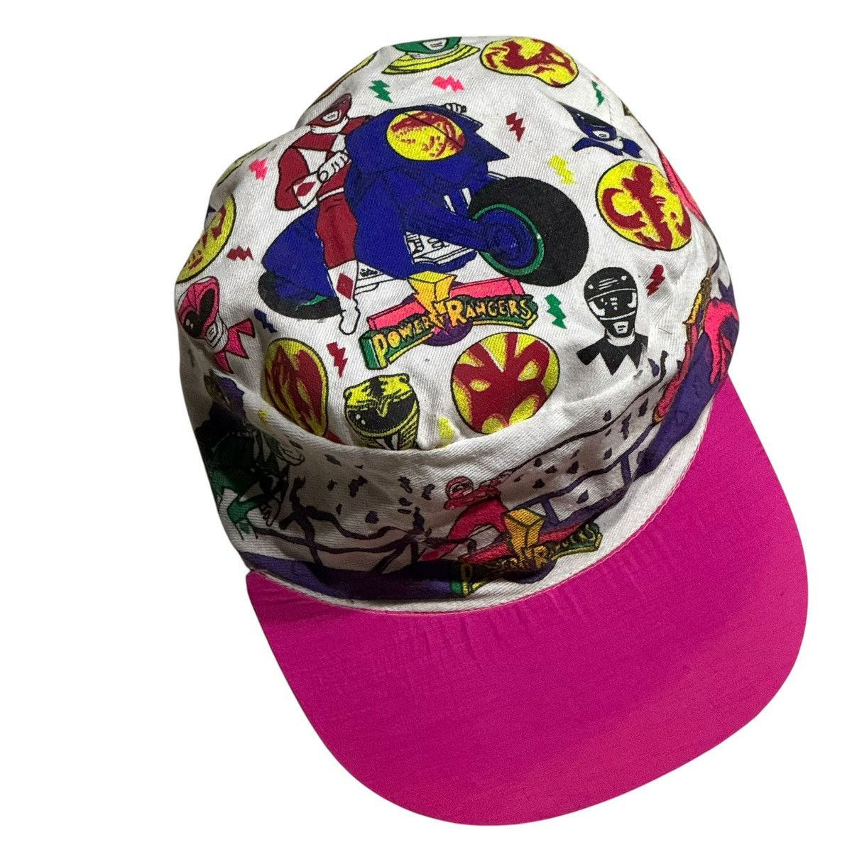 Vintage Vintage Mexbootleg Power Rangers Cap 90s Size ONE SIZE - 1 Thumbnail