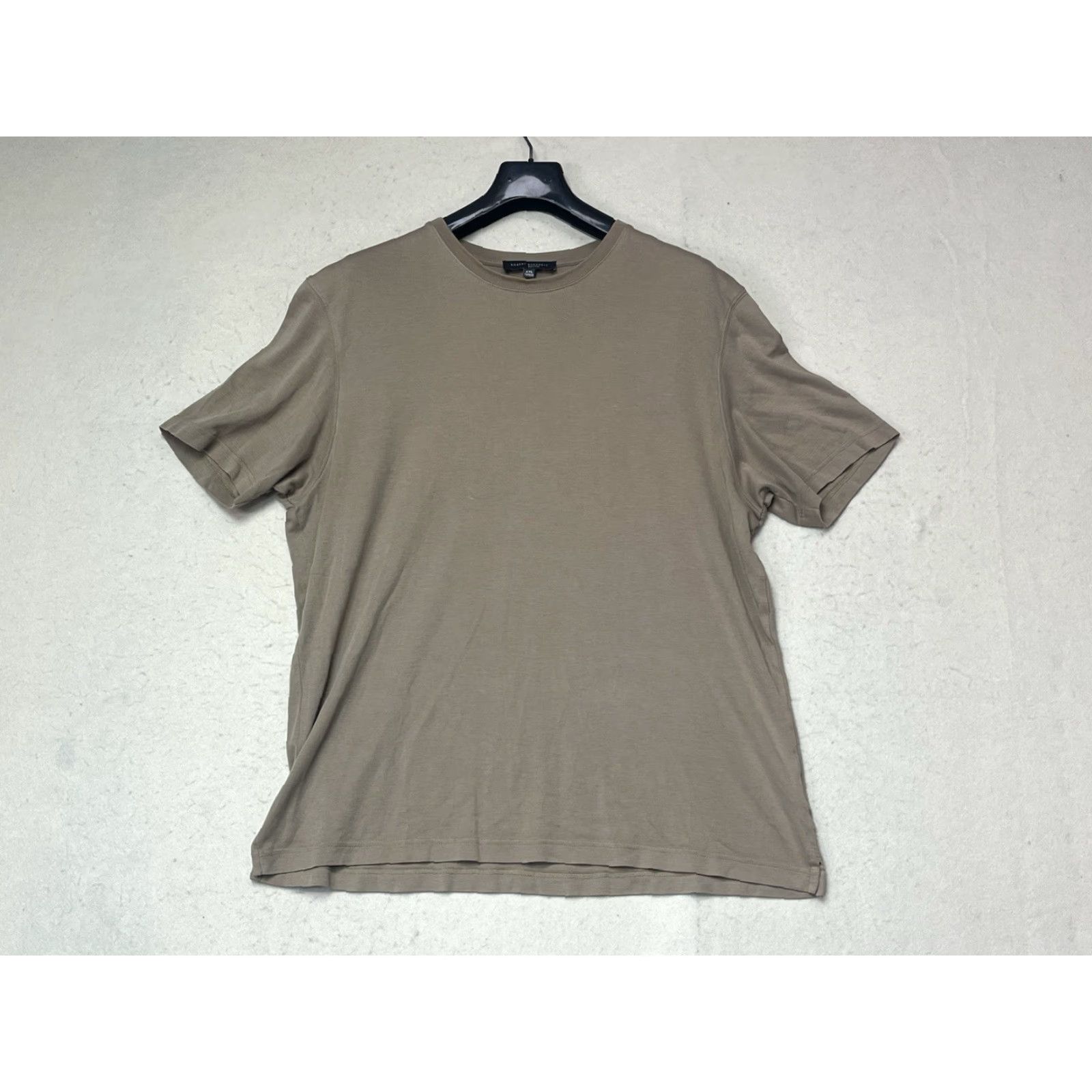 Vintage ROBERT BARAKETT T-Shirt Men Short Sleeve 2XL Brown 100% Pima Cotton Shirt Size US XXL / EU 58 / 5 - 2 Thumbnail