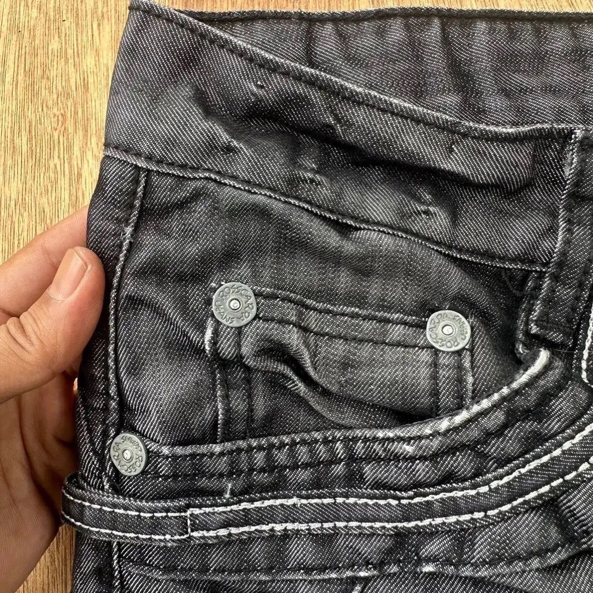 If Six Was Nine ROSSA CARRA JEANS BUTTONFLY DOUBLE BONES VERY RARE PANTS W32 Size US 32 / EU 48 - 5 Thumbnail