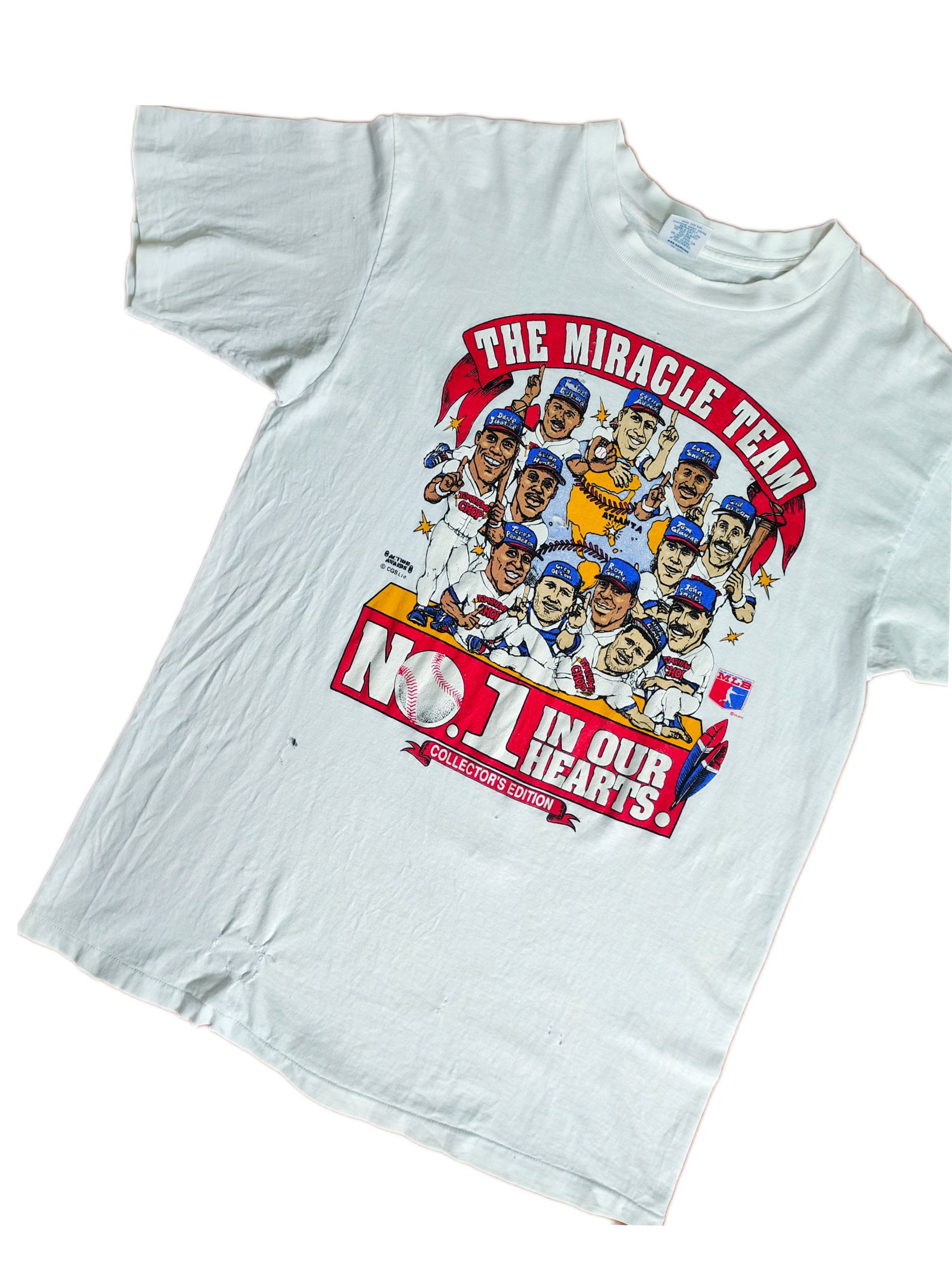 MLB × Vintage Vintage Atlanta Braves "Collector Edition" 90s T-shirt Size US XL / EU 56 / 4 - 2 Thumbnail