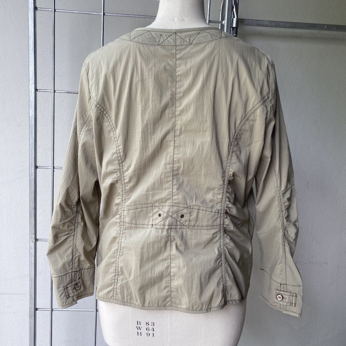 Kansai Yamamoto KANSAI BIS Beige Zip Jacket with Pocket Detail Size M / US 6-8 / IT 42-44 - 20 Thumbnail