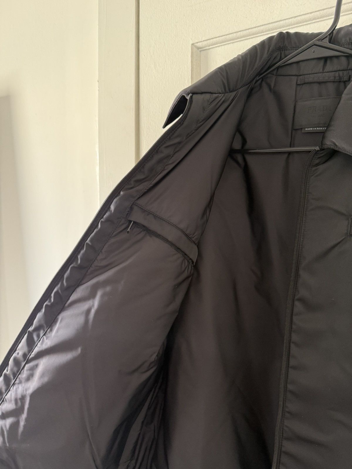 Prada Rare Prada Nylon Padded Logo Coach Jacket Size US XS / EU 42 / 0 - 8 Thumbnail