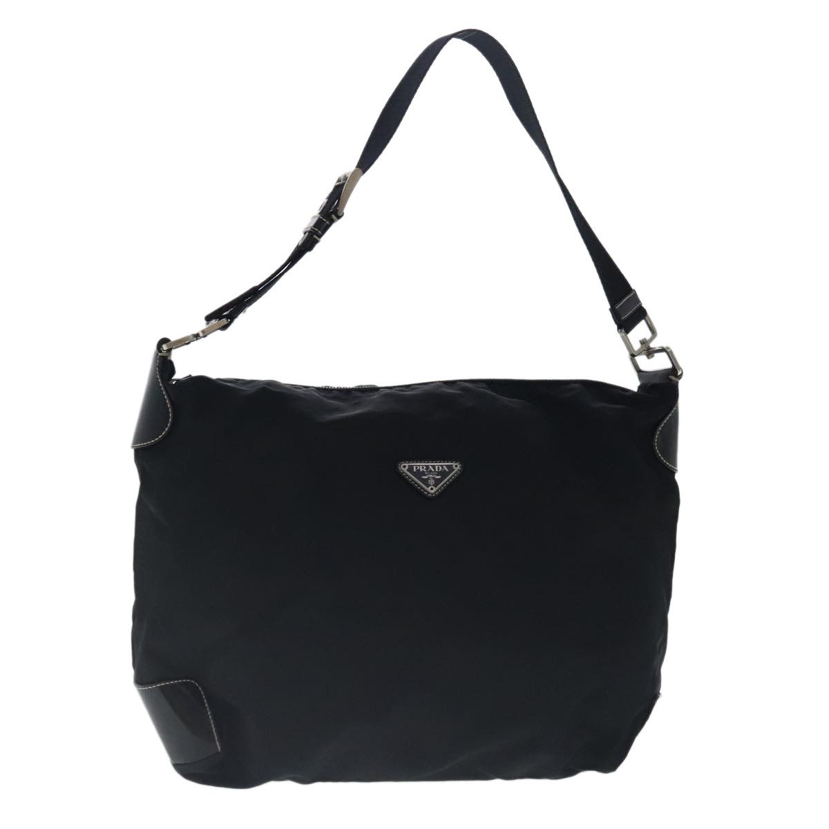 Prada Black Synthetic Shoulder Bag (Pre-Owned) Size ONE SIZE - 1 Thumbnail