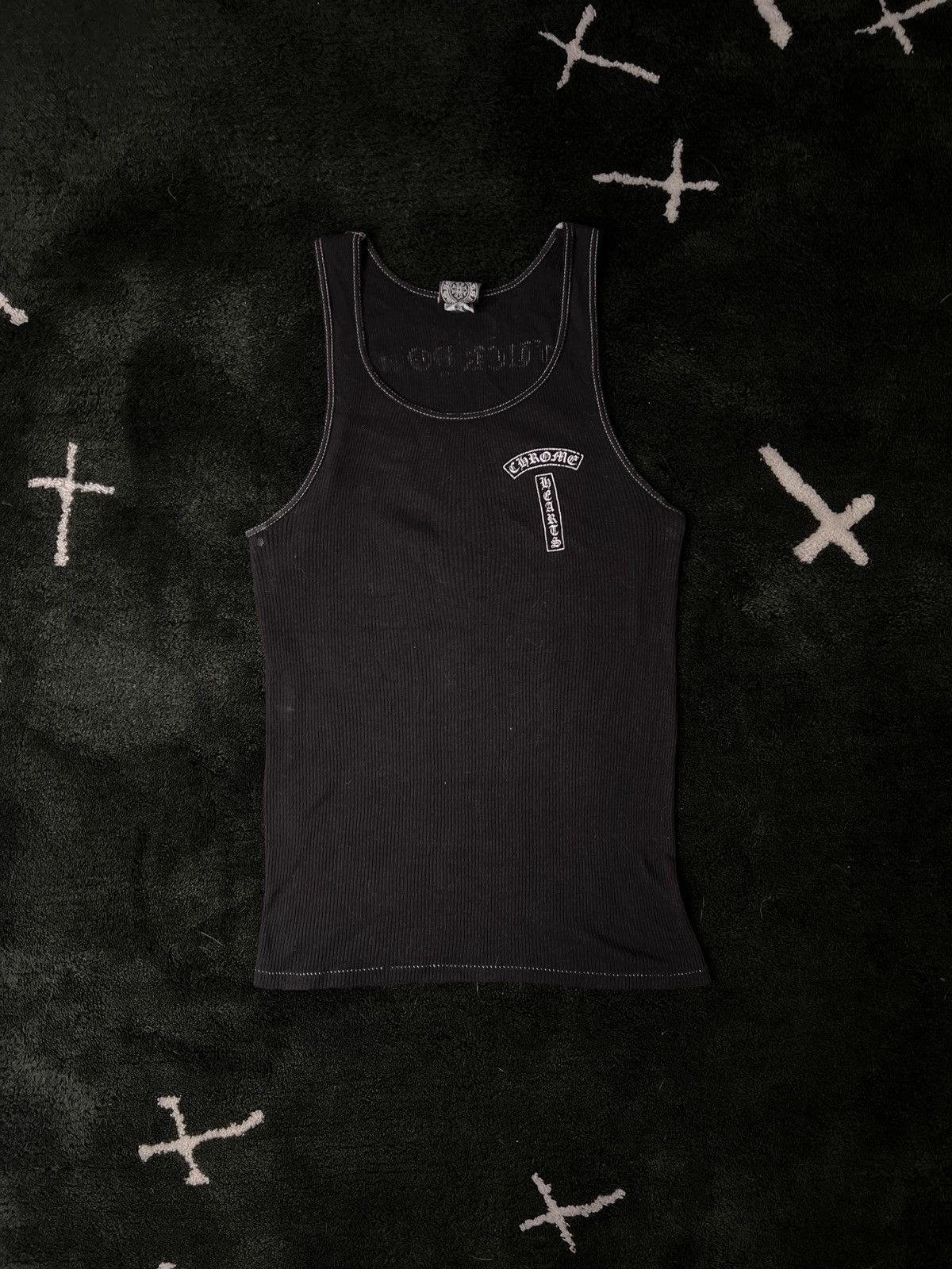 Chrome Hearts Cross “Fuck You” - Tank Top Size US M / EU 48-50 / 2 - 2 Thumbnail