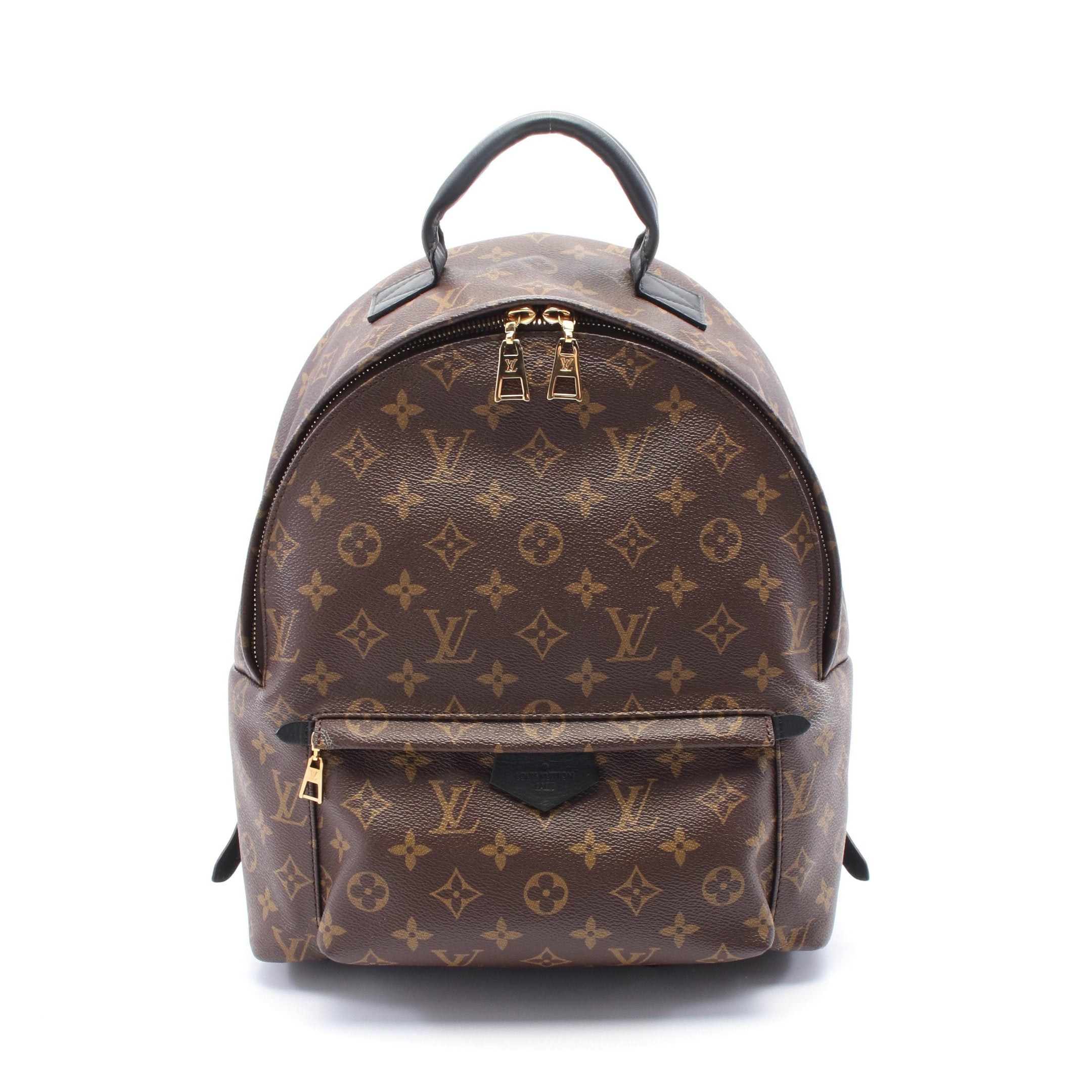 Louis Vuitton Louis Vuitton Palm Springs Backpack Mm Monogram Rucksack Leather Brown Size ONE SIZE - 1 Thumbnail