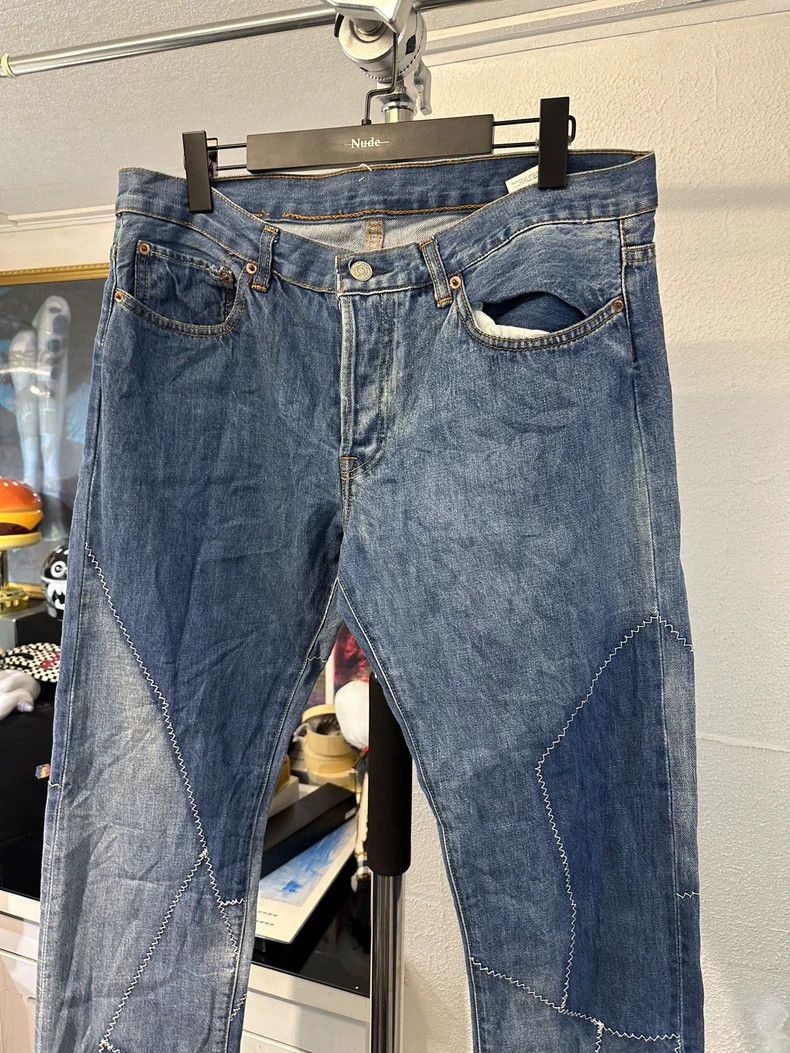 Yohji Yamamoto yohji yamamoto size 4 Deconstructing geometric slim jeans Size US 30 / EU 46 - 2 Thumbnail