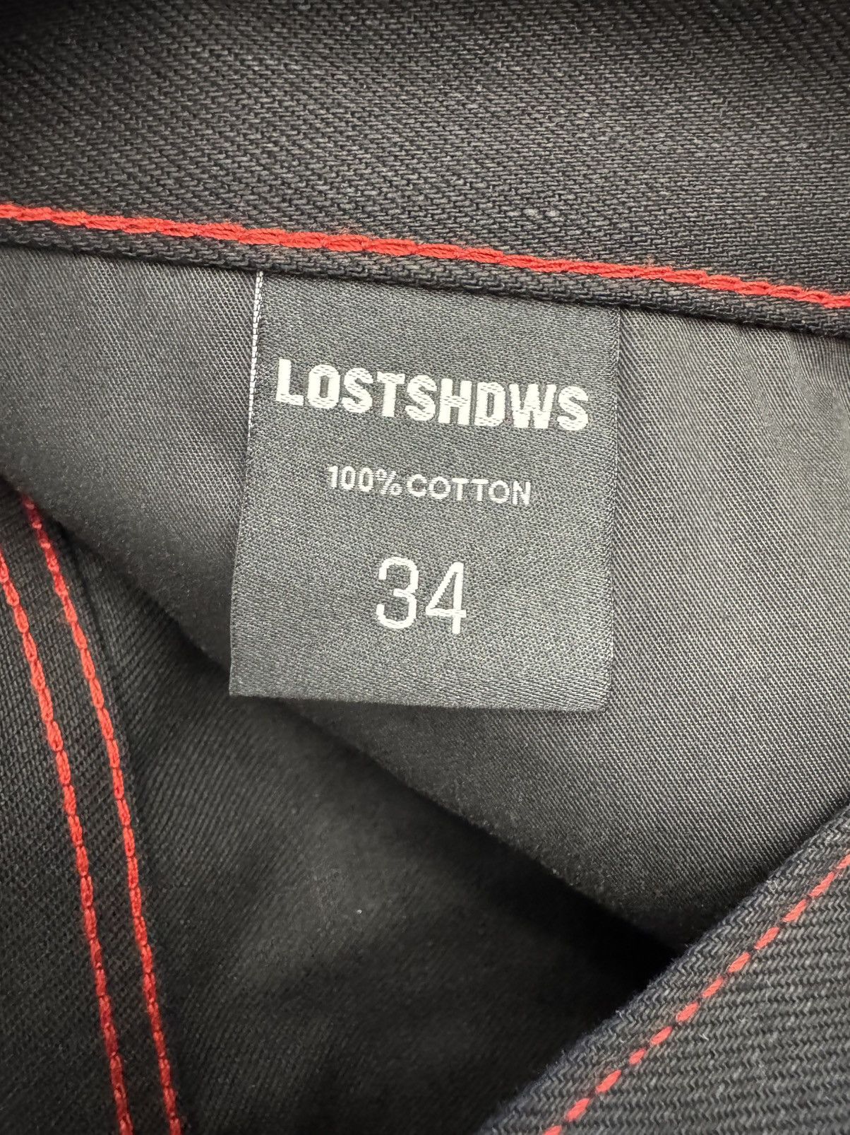 LOSTSHDWS Lost Shadows Outline Denim Sun Logo Pant | Grailed