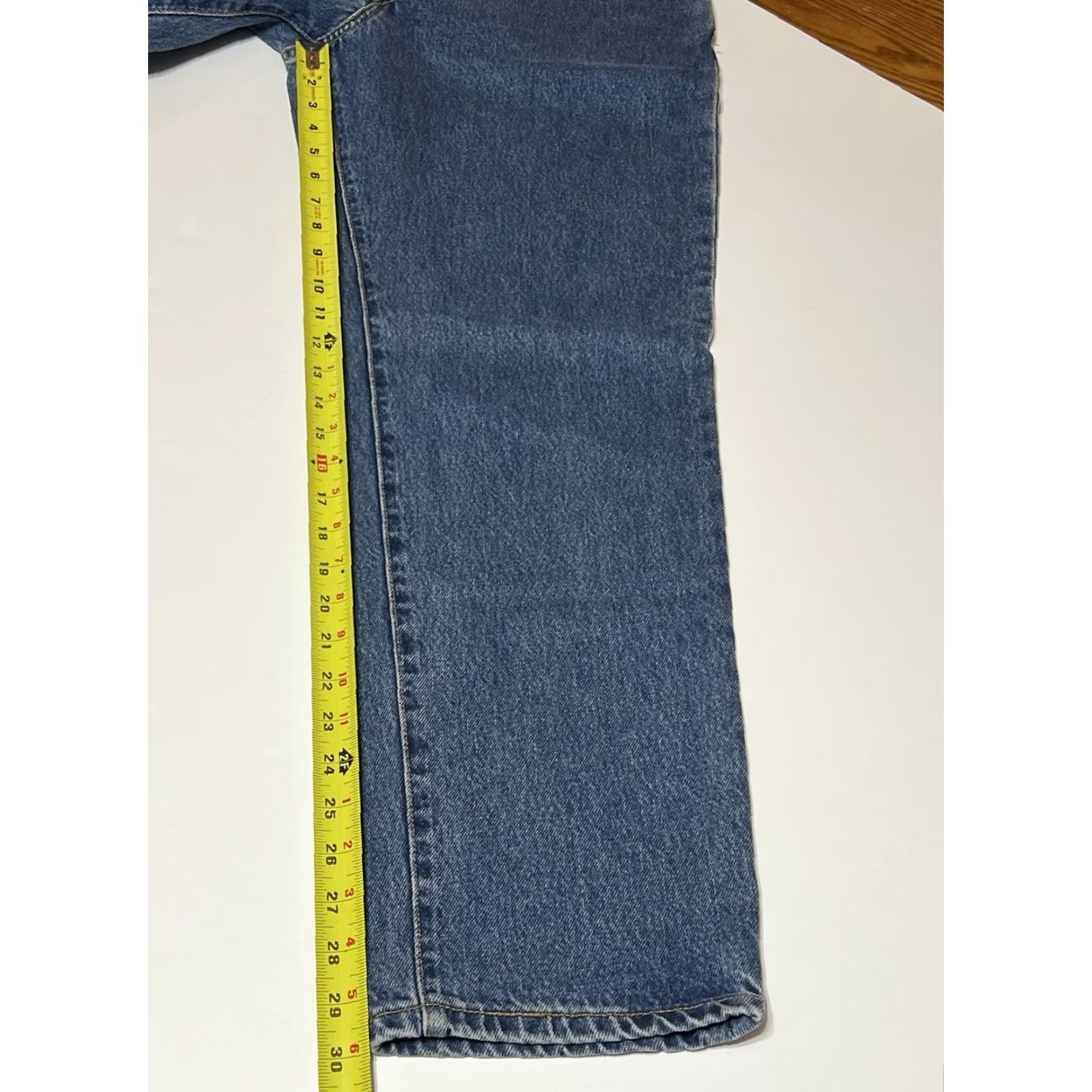 Levi's VINTAGE Levi's 550 Jeans Women 12 30x30 Blue Denim NWT Y2K Relaxed Classic 5-Pocket Button Zip High Rise,Tapered Mens Girls Womens Size 34" / US 12 / IT 48 - 5 Thumbnail