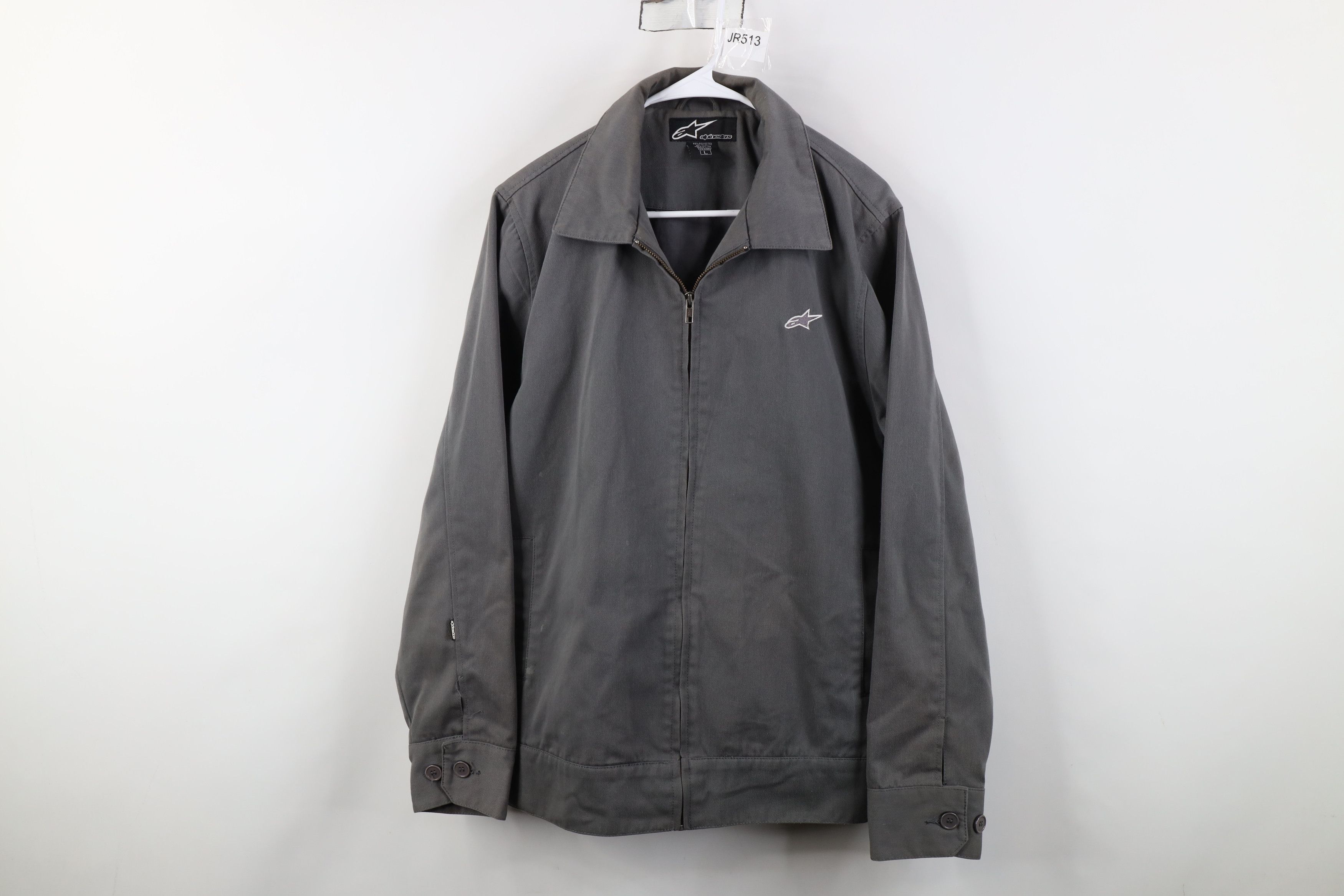 Alpinestars Vintage Alpinestars Racing Workwear Mechanic Bomber Jacket Size US L / EU 52-54 / 3 - 1 Thumbnail