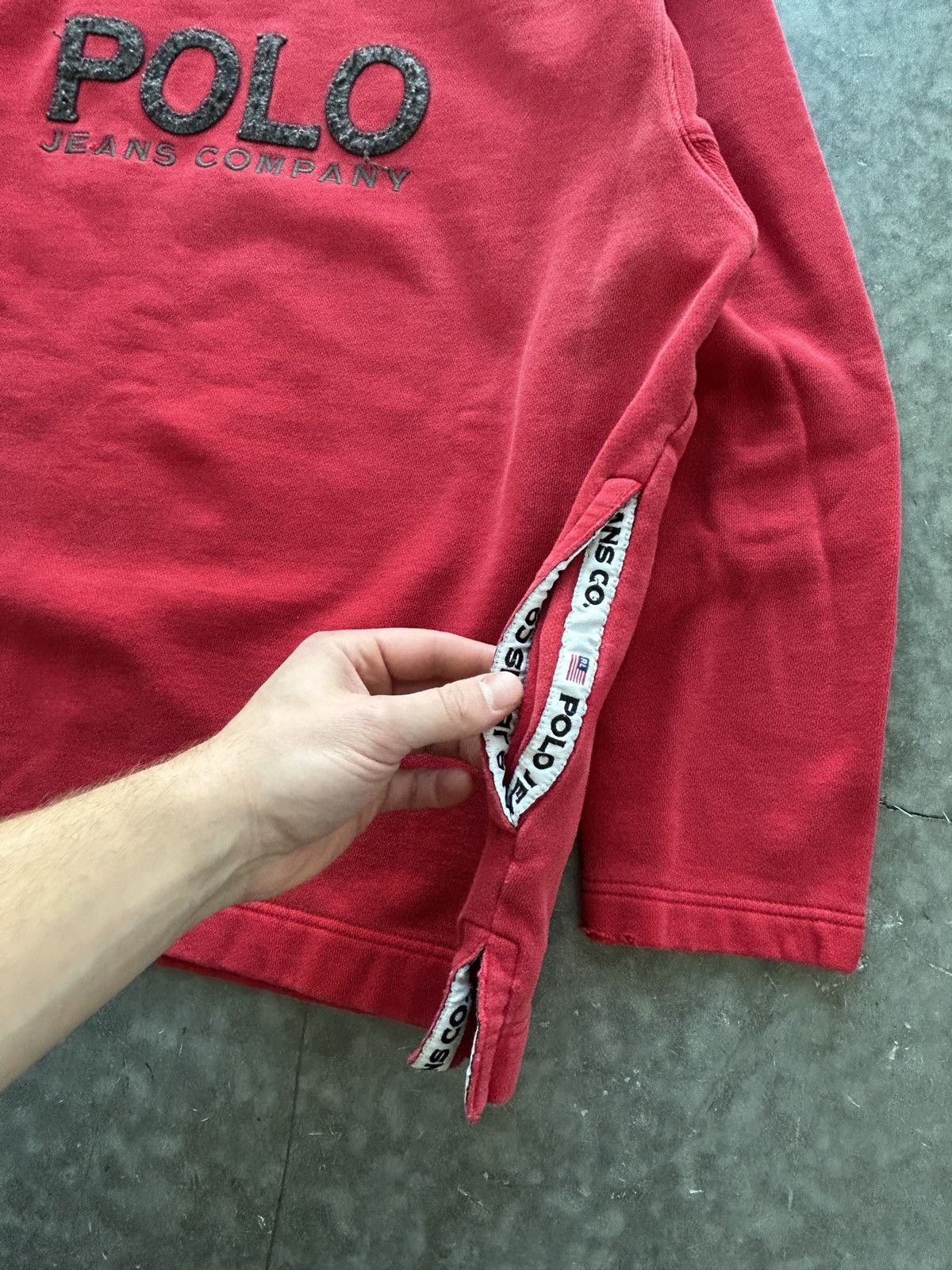 Polo Ralph Lauren Vintage Y2K Polo Jeans Co Spellout Logo Sweatshirt Size US M / EU 48-50 / 2 - 5 Thumbnail