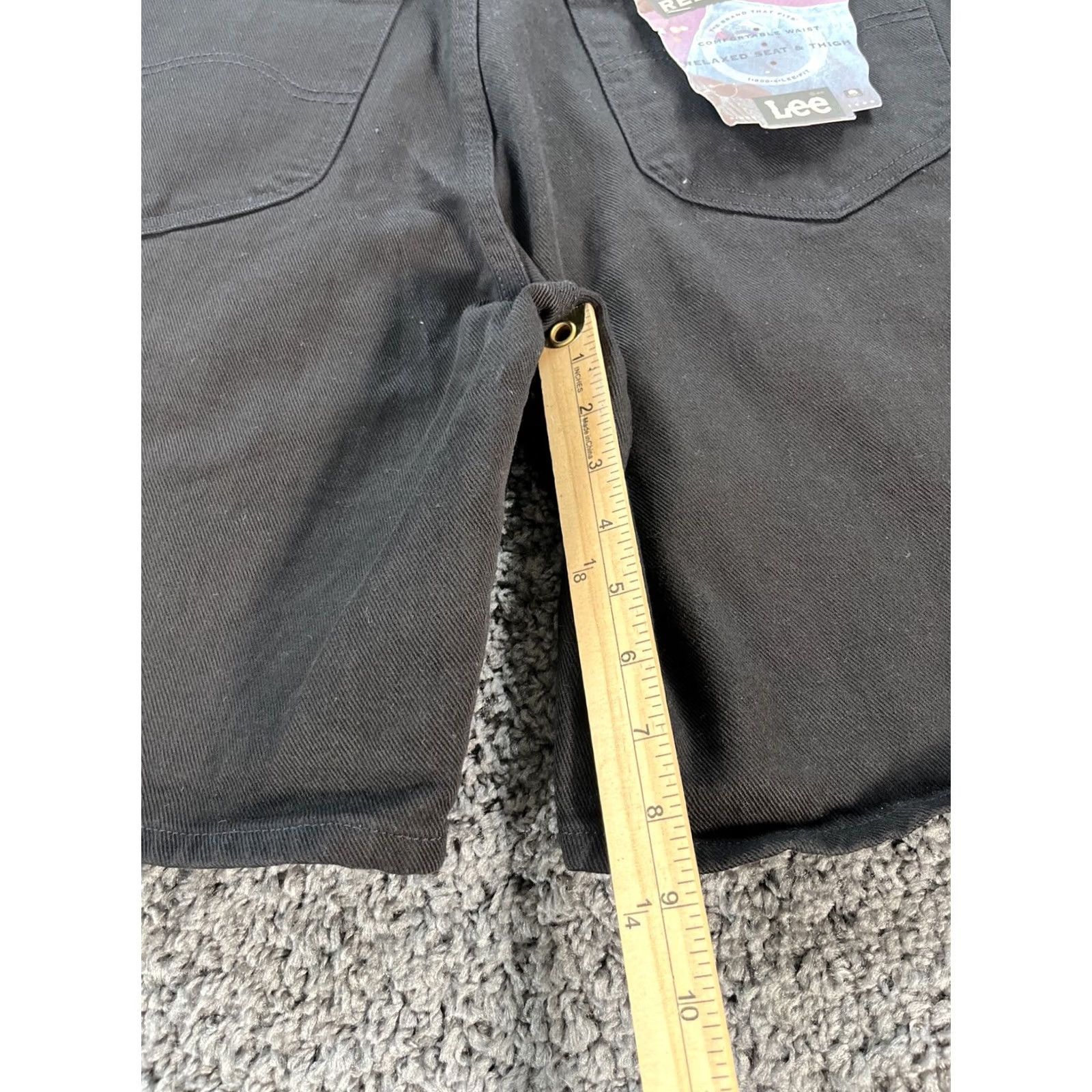 Lee VINTAGE Lee Denim Shorts Mens 34 Black Relaxed 90s NWT Deadstock Shorts Mens 34 Black 90s Lee Denim Shorts Mens 34 Black Relaxed 90s Deadstock Size US 34 / EU 50 - 4 Thumbnail