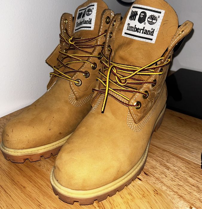 Bape timberland hot sale boots price