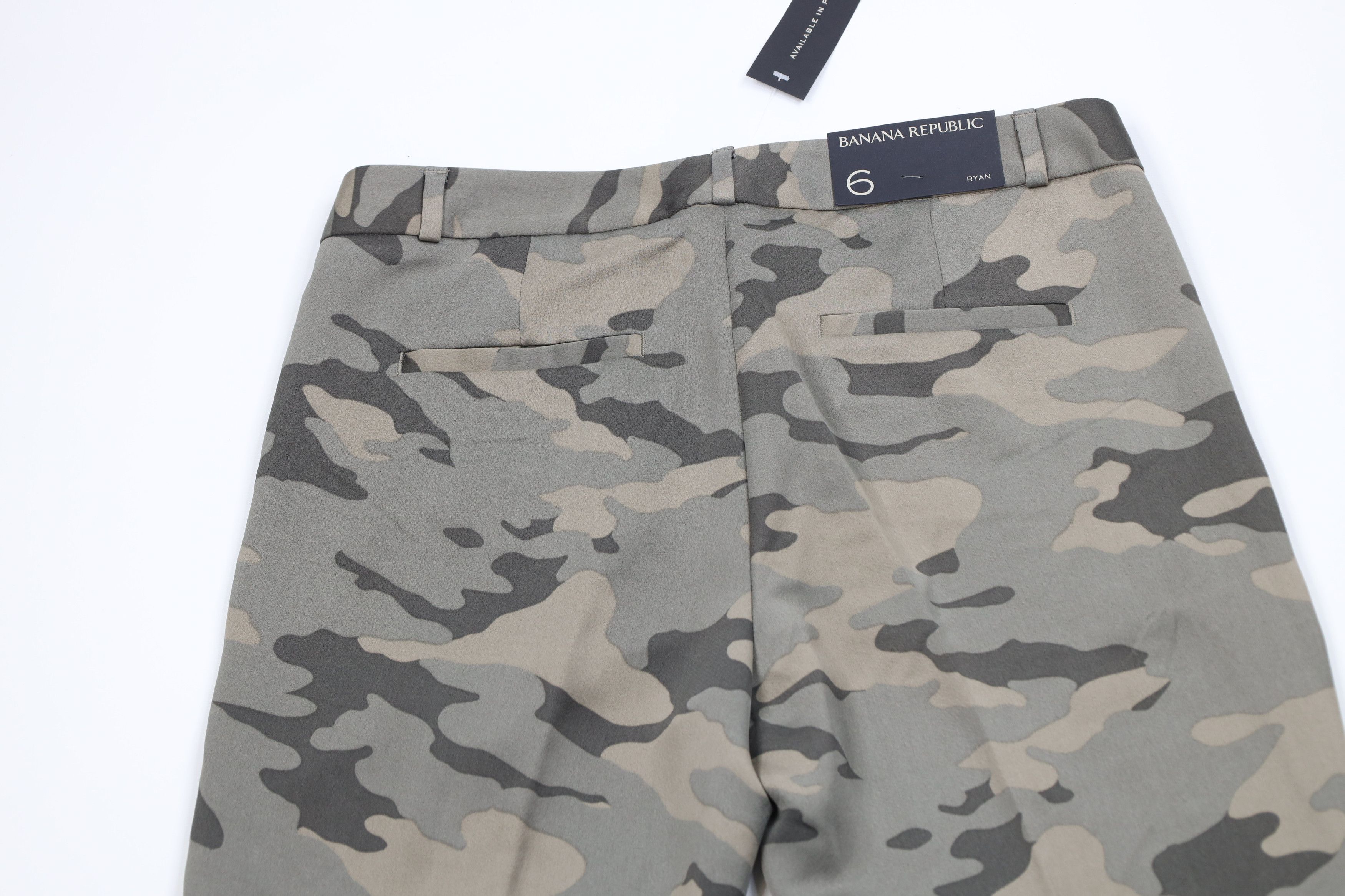 Banana Republic New Banana Republic Mid Rise Straight Leg Camouflage Pants Size 28" / US 6 / IT 42 - 9 Thumbnail