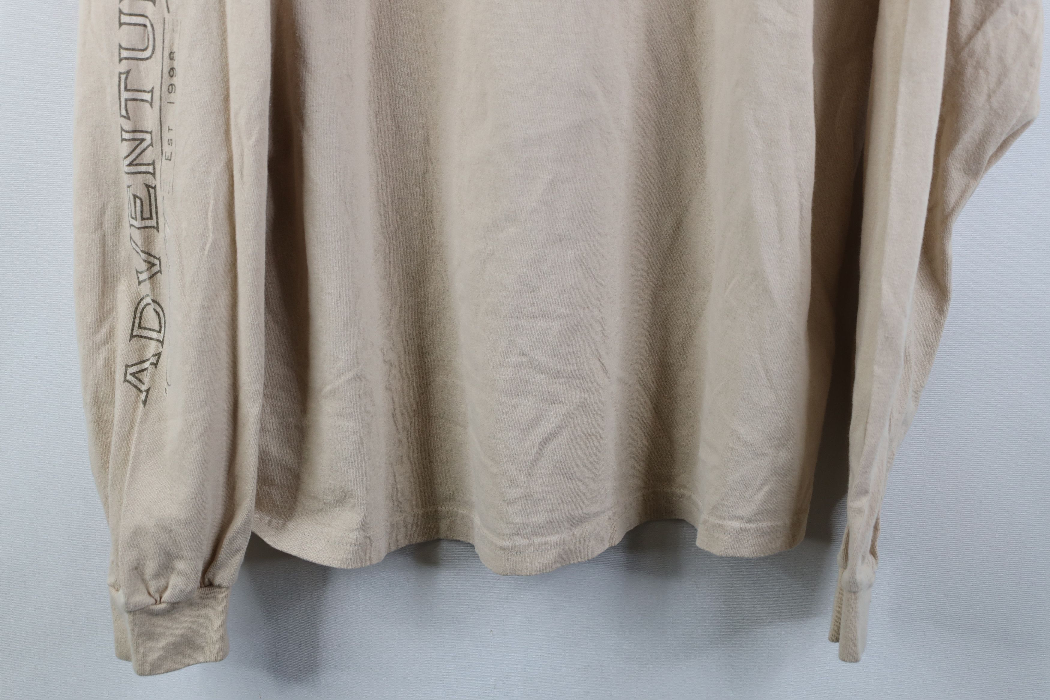 Disney Vintage 90s Walt Disney World Long Sleeve T-Shirt Beige Size US XL / EU 56 / 4 - 3 Thumbnail