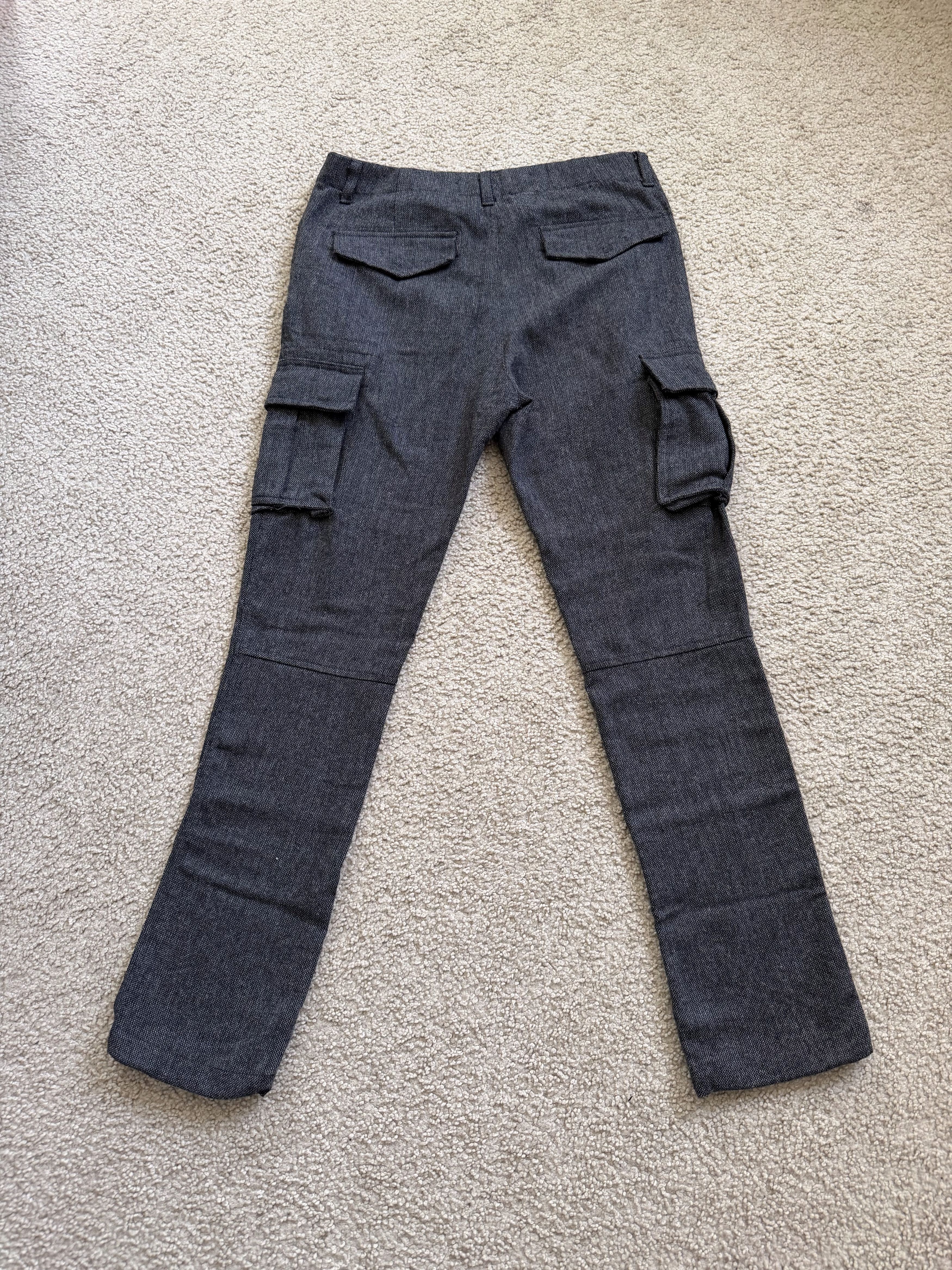 Richie Le Collection Richie Le Collection Tweed Cargo Trousers Size US 30 / EU 46 - 2 Thumbnail