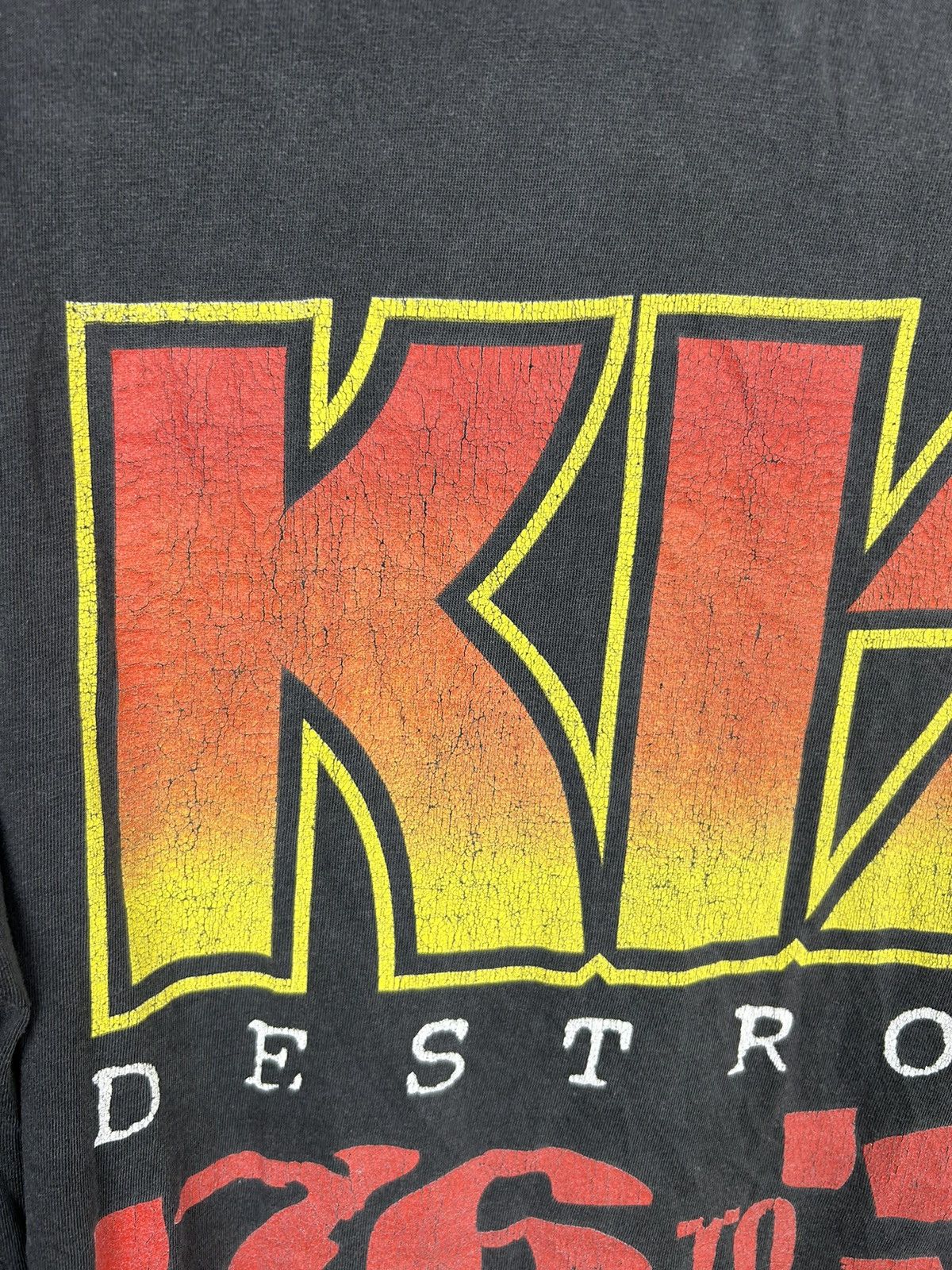 Band Tees × Vintage Vintage 90s Kiss Destroyer 1996 20 years of Destruction Tee Size US XL / EU 56 / 4 - 18 Thumbnail