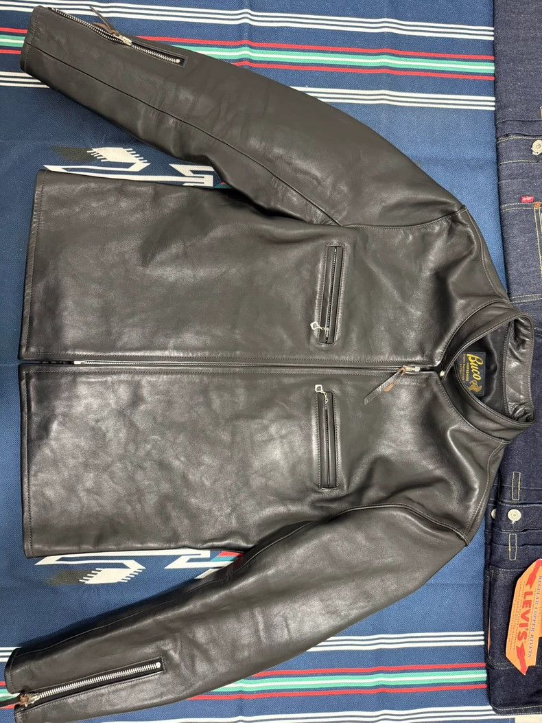 The Real McCoy's The Real McCoy's BUCO J-100 SINGLE RIDER Horsehide Biker Ja Size US M / EU 48-50 / 2 - 2 Thumbnail