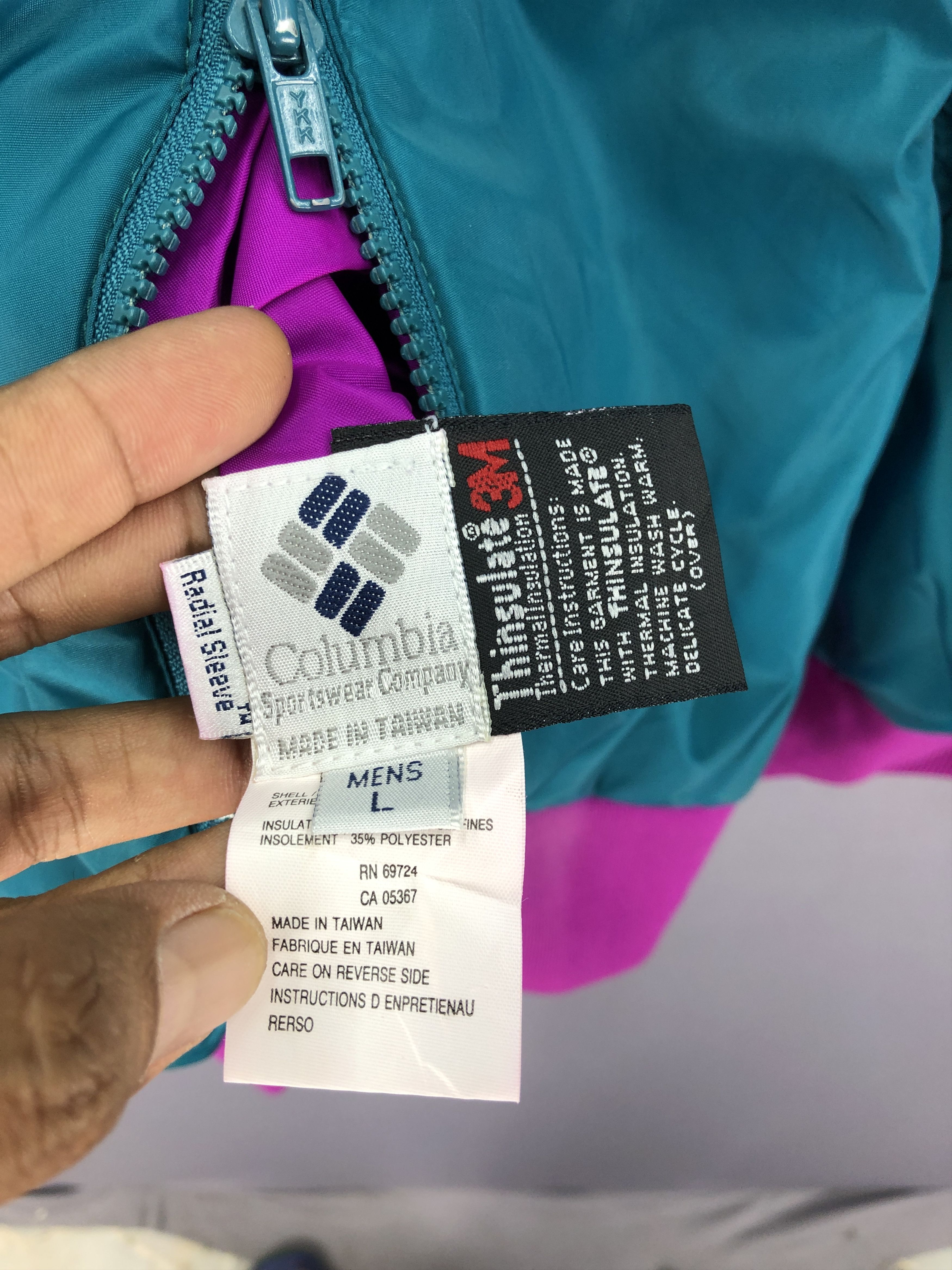 Columbia × Vintage Vintage Columbia Thinsulate 3M Reversible Zip-up Jackets Size US XXL / EU 58 / 5 - 7 Thumbnail