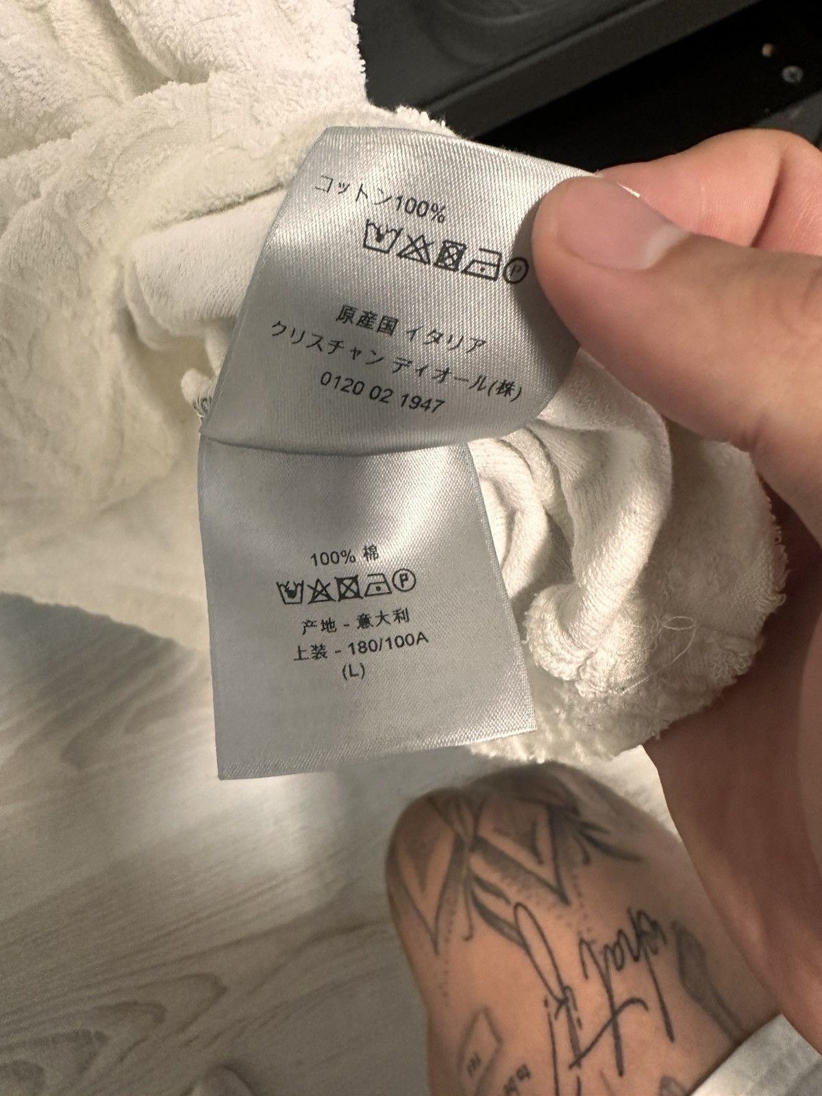 Dior Dior Oblique Towel Shirt Size L Size US L / EU 52-54 / 3 - 6 Thumbnail